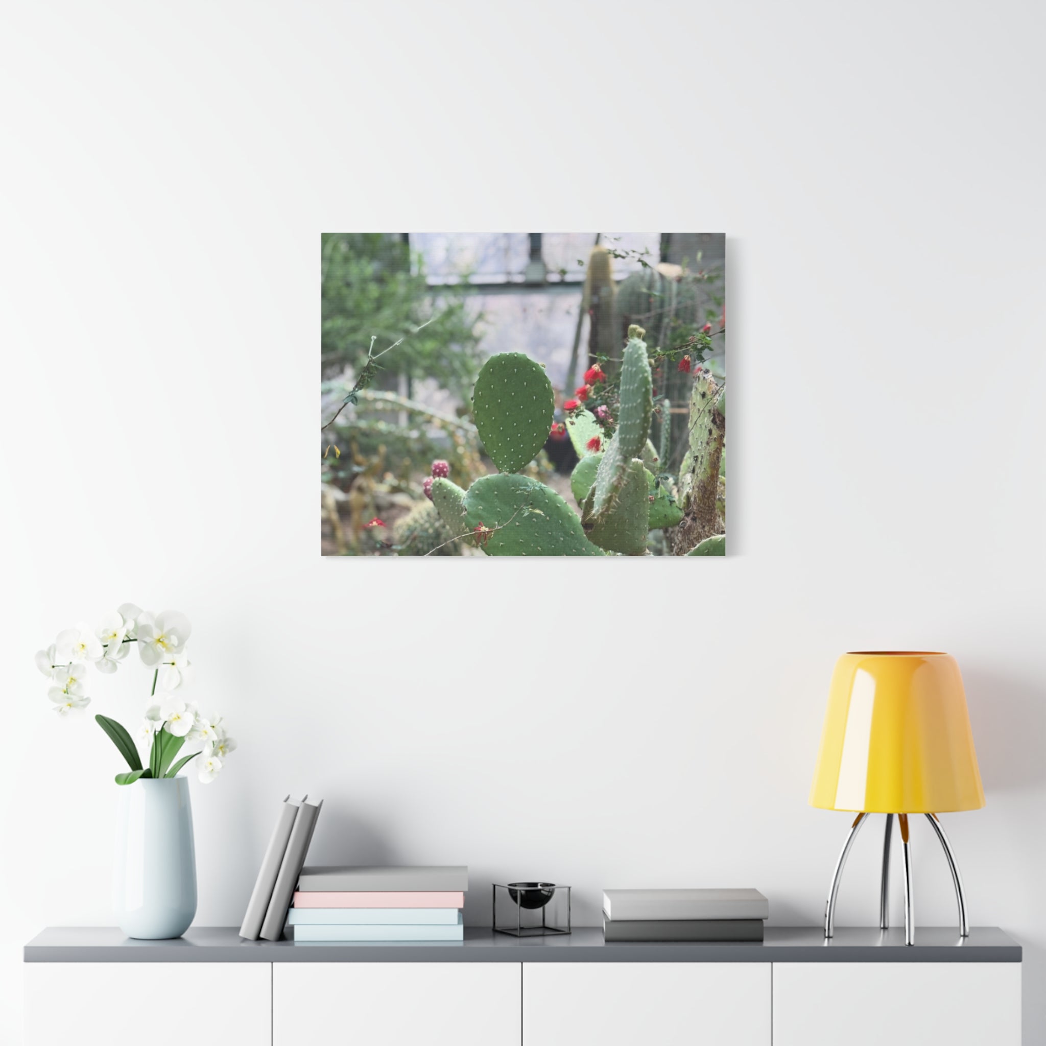 Cactus Matte Canvas Wall Art, Nature Decor, Southwestern Room Design, Green Plant Prints, Home and Office Wall Decor