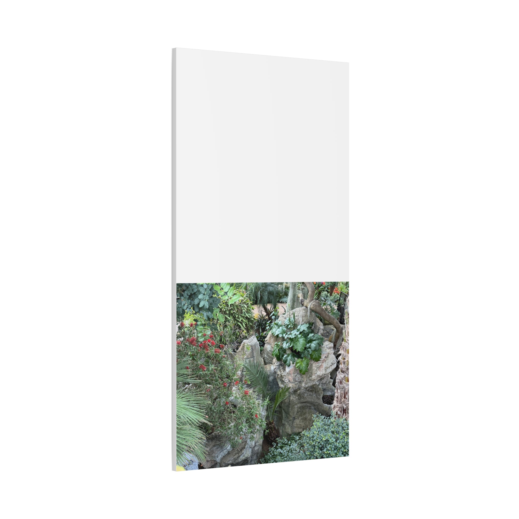 Garden Landscape Canvas Wall Art, Nature Decor, Home Decoration, Gift for Nature Lovers, Eco-Friendly Art, Botanical Wall Decor