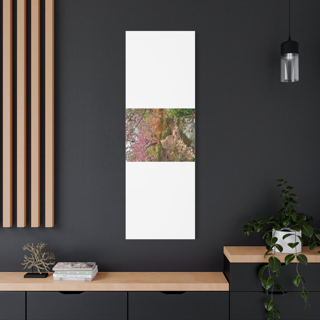 Blossoming Serenity Canvas Print, Floral Wall Art, Nature Decor, Home Aesthetic, Gift Idea for Garden Lovers, Spring Decor