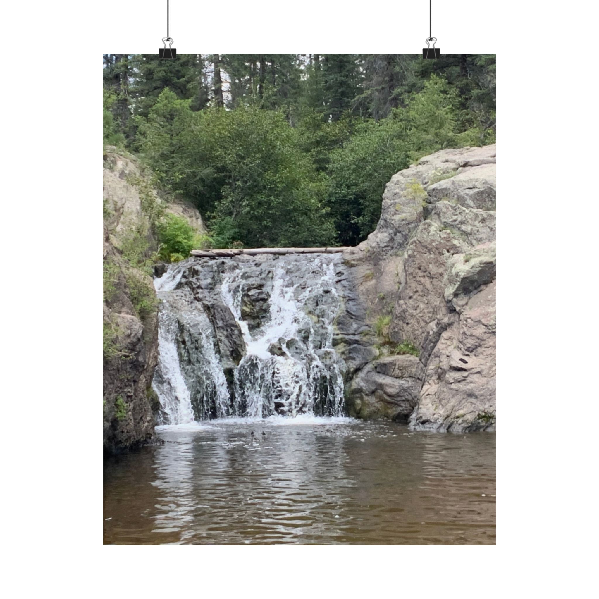 Serene Nature Posters, Home Decor Wall Art, Gift for Nature Lovers, Tranquil Landscape Prints, Waterfall Artwork