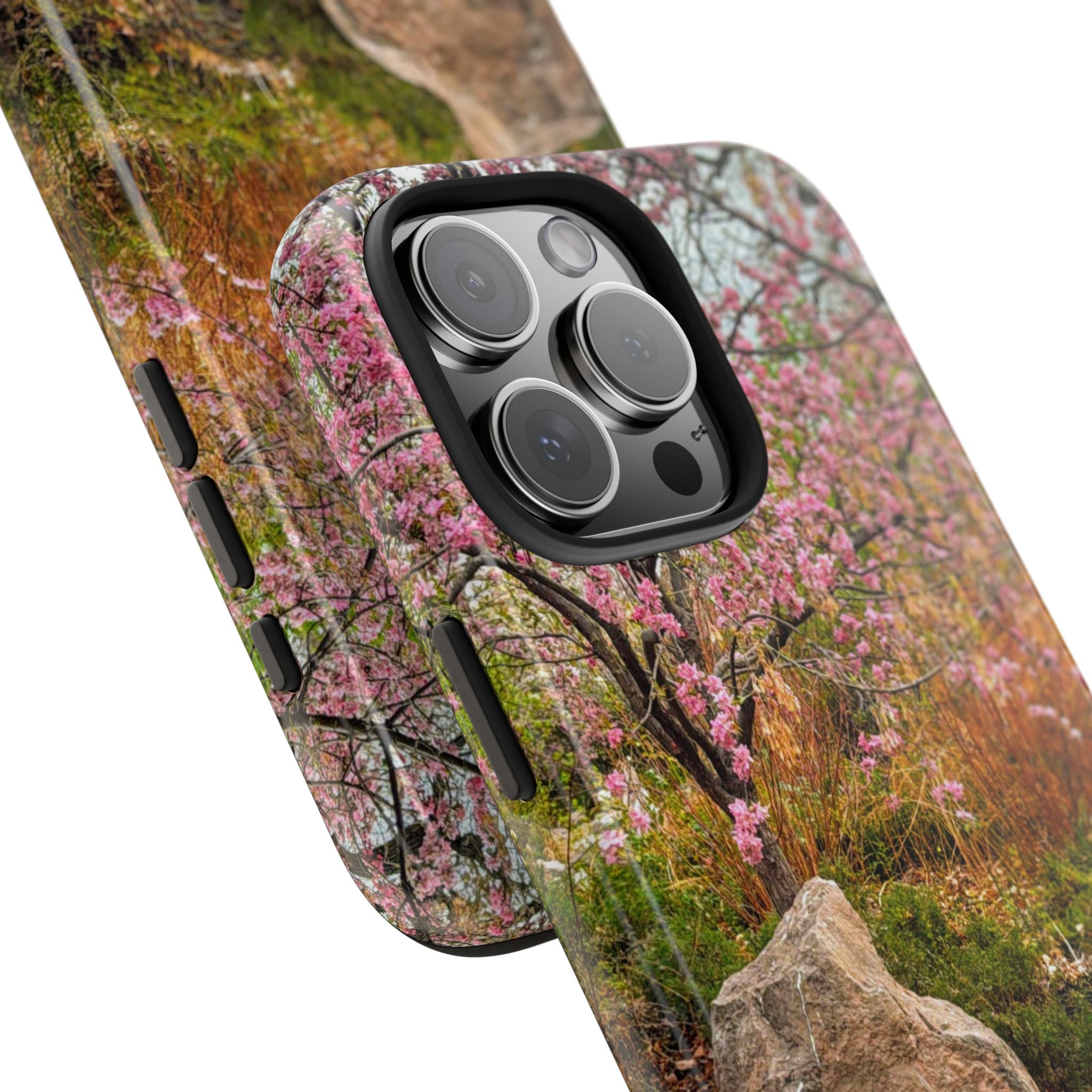 Cherry Blossom Tough Phone Cases - Nature Lover Gift, Floral Phone Accessories, Spring Decor, Custom Cases, Outdoor Adventure