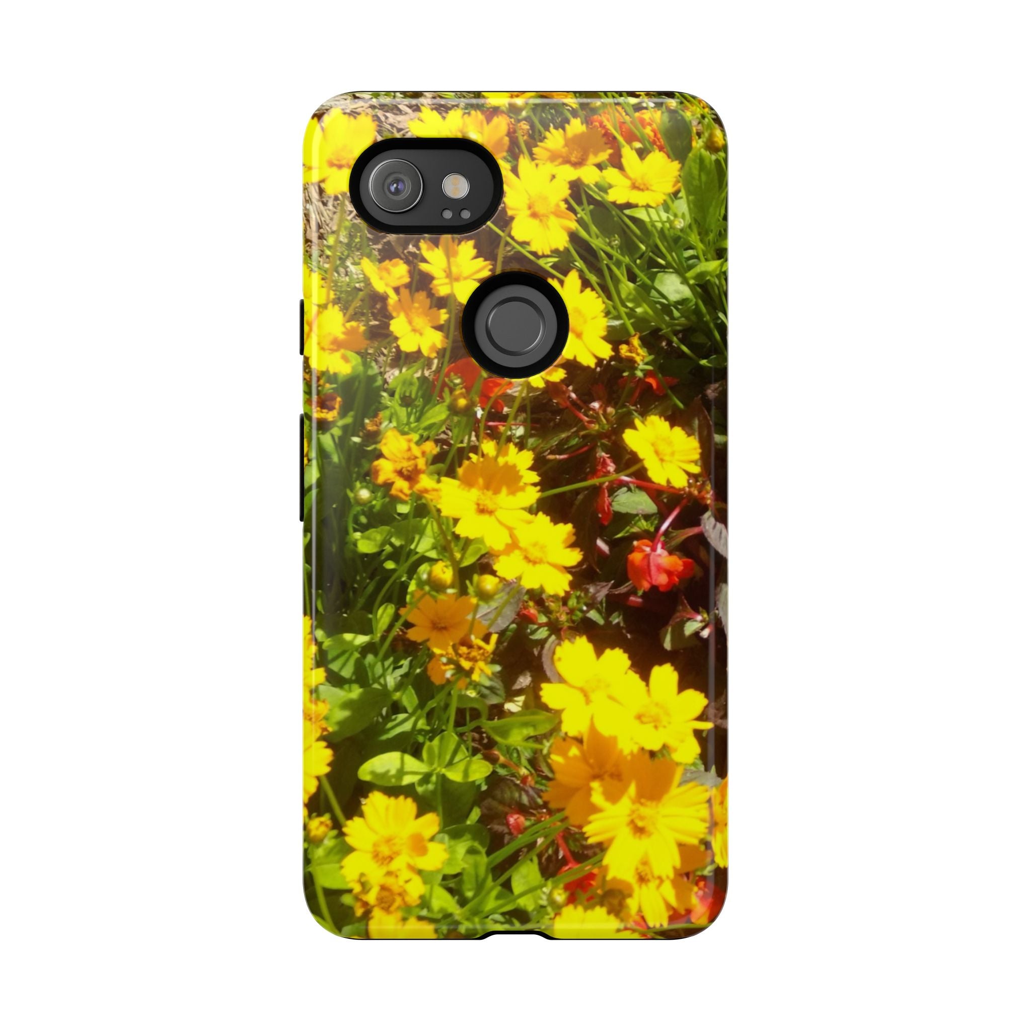 Floral Phone Case - Tough Cases with Vibrant Yellow Flowers, Protective Floral Cover, Spring Decor, Gift Idea for Nature Lovers, [...]