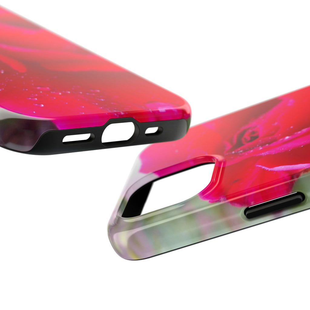 Flower Print Tough Phone Cases, Floral iPhone Case, Durable Mobile Covers, Unique Gift for Her, Birthday Present, Rose Design