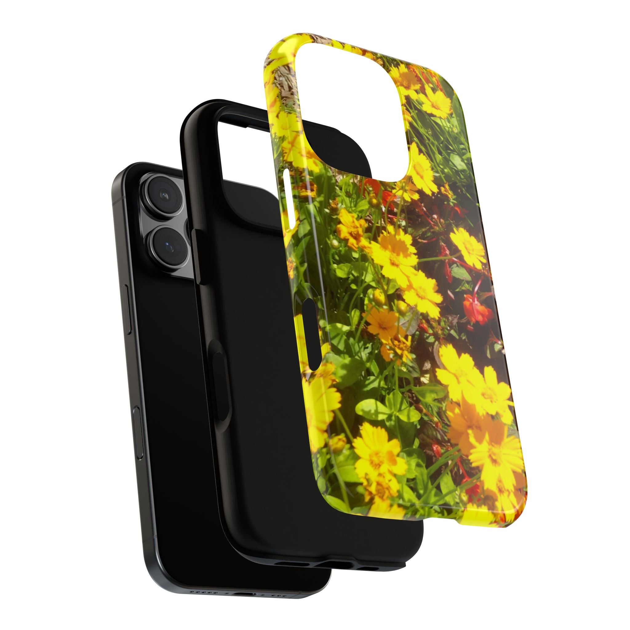 Floral Phone Case - Tough Cases with Vibrant Yellow Flowers, Protective Floral Cover, Spring Decor, Gift Idea for Nature Lovers, [...]