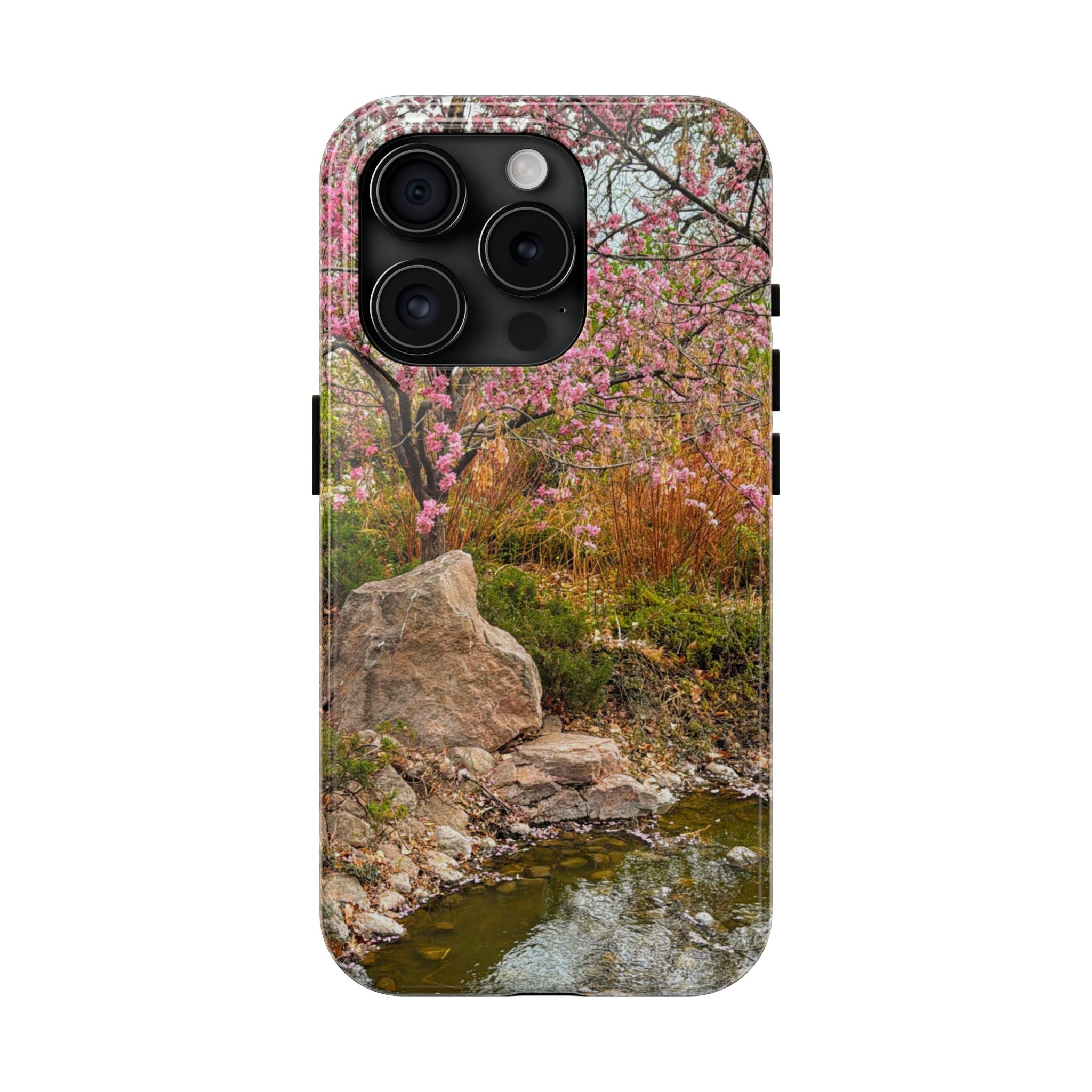 Cherry Blossom Tough Phone Cases - Nature Lover Gift, Floral Phone Accessories, Spring Decor, Custom Cases, Outdoor Adventure
