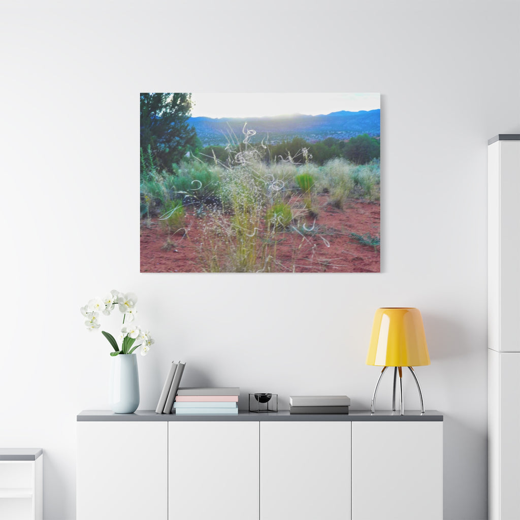 Serene Desert Landscape Canvas Print, Nature Wall Art, Home Decor, Gift for Nature Lovers, Rustic Art for Living Room, Boho Decor