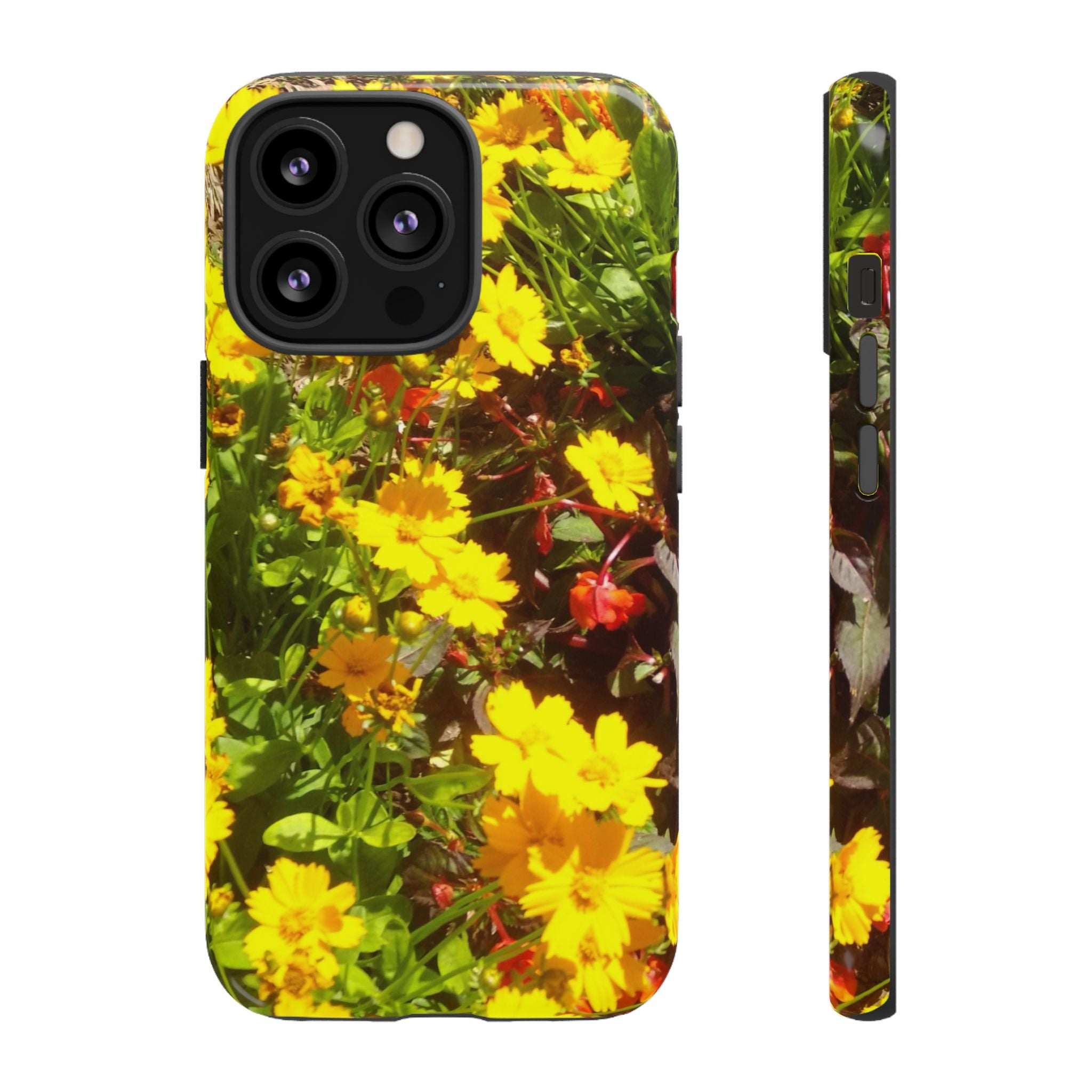 Floral Phone Case - Tough Cases with Vibrant Yellow Flowers, Protective Floral Cover, Spring Decor, Gift Idea for Nature Lovers, [...]