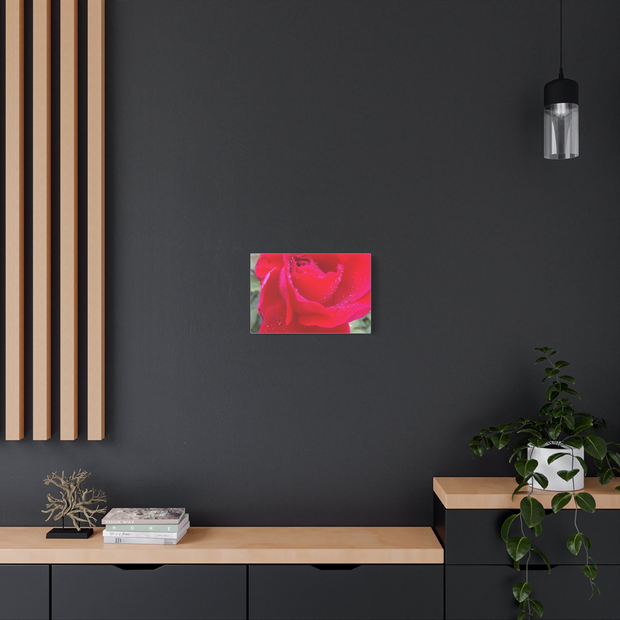Stunning Floral Canvas Print, Home Decor, Wall Art, Gift for Flower Lovers, Red Rose Art, Mother's Day Gift