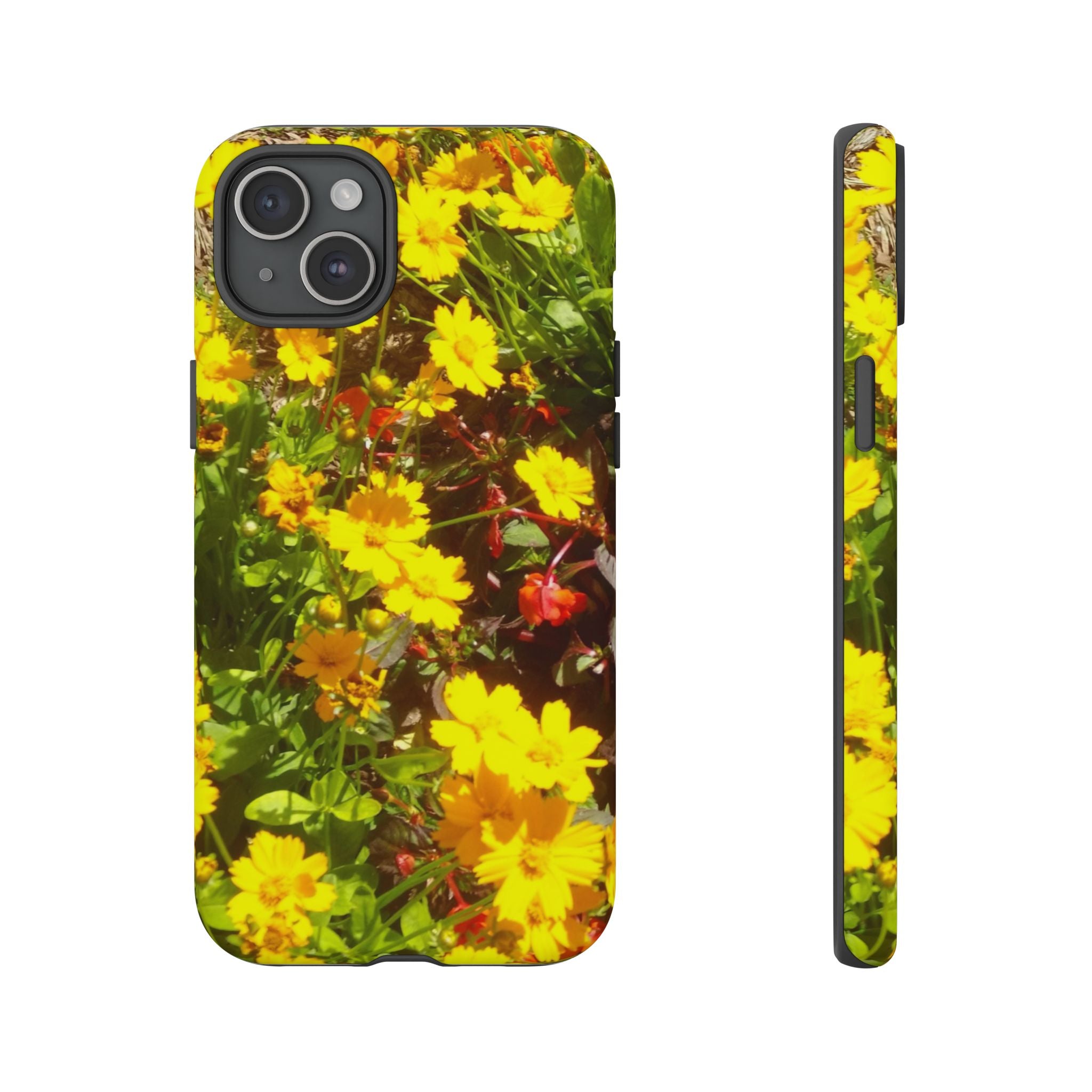 Floral Phone Case - Tough Cases with Vibrant Yellow Flowers, Protective Floral Cover, Spring Decor, Gift Idea for Nature Lovers, [...]