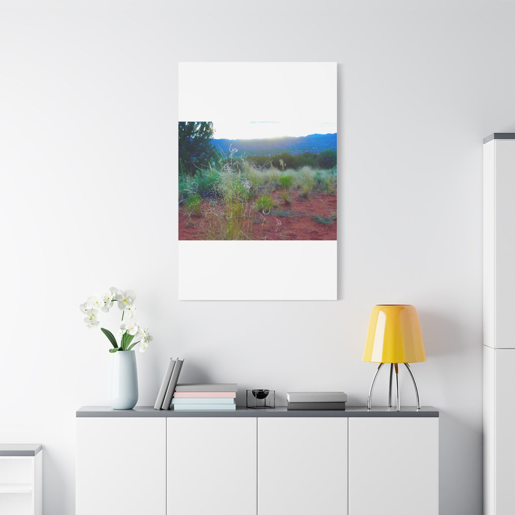 Stretched Canvas Art Print, Nature Wall Decor, Boho Home Decor, Rustic Landscape Art, Gift for Nature Lovers