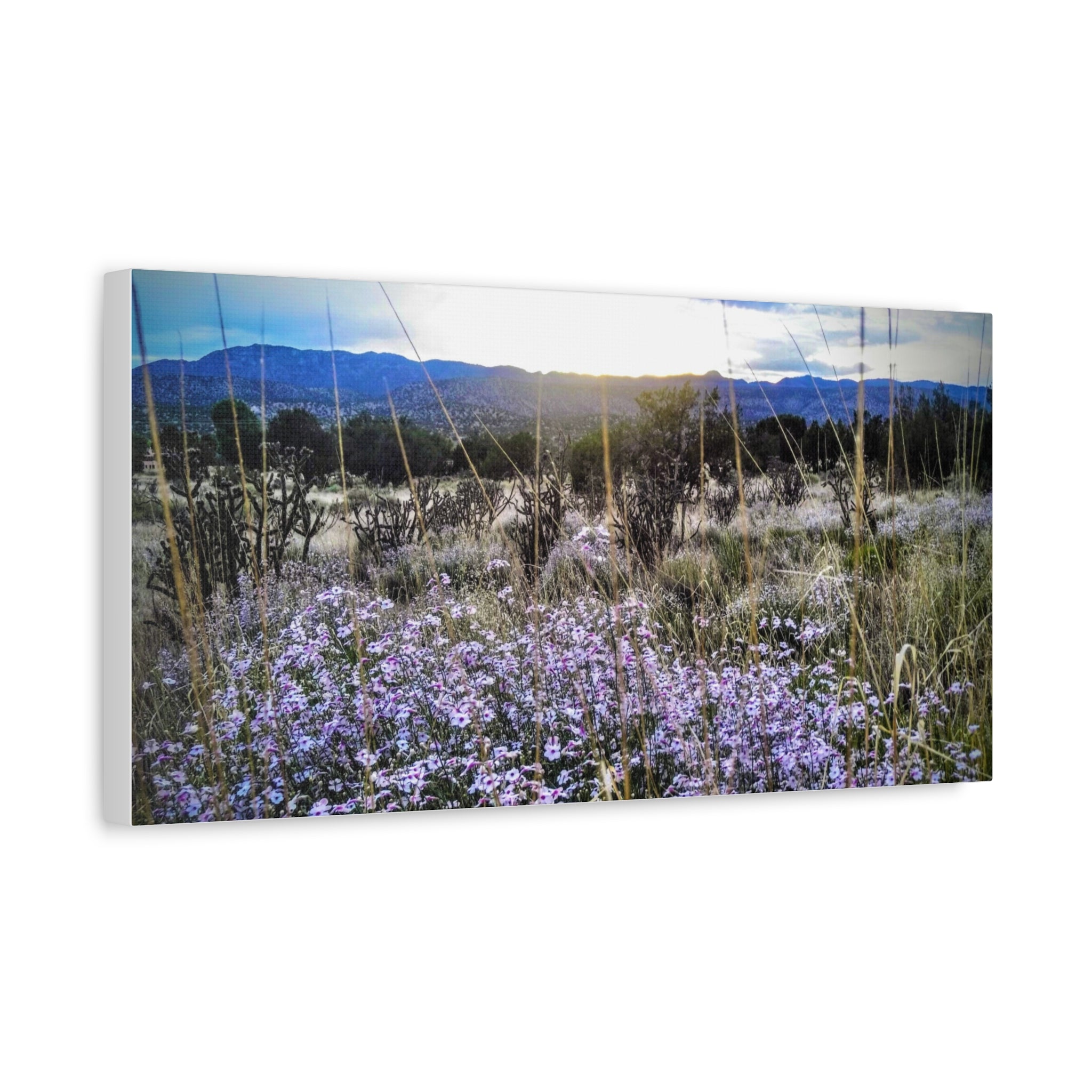 Framed Botanical Wall Art, Floral Canvas Print, Nature Decor, Home Interior Art, Gift for Garden Lovers, Beautiful Flower Landscape