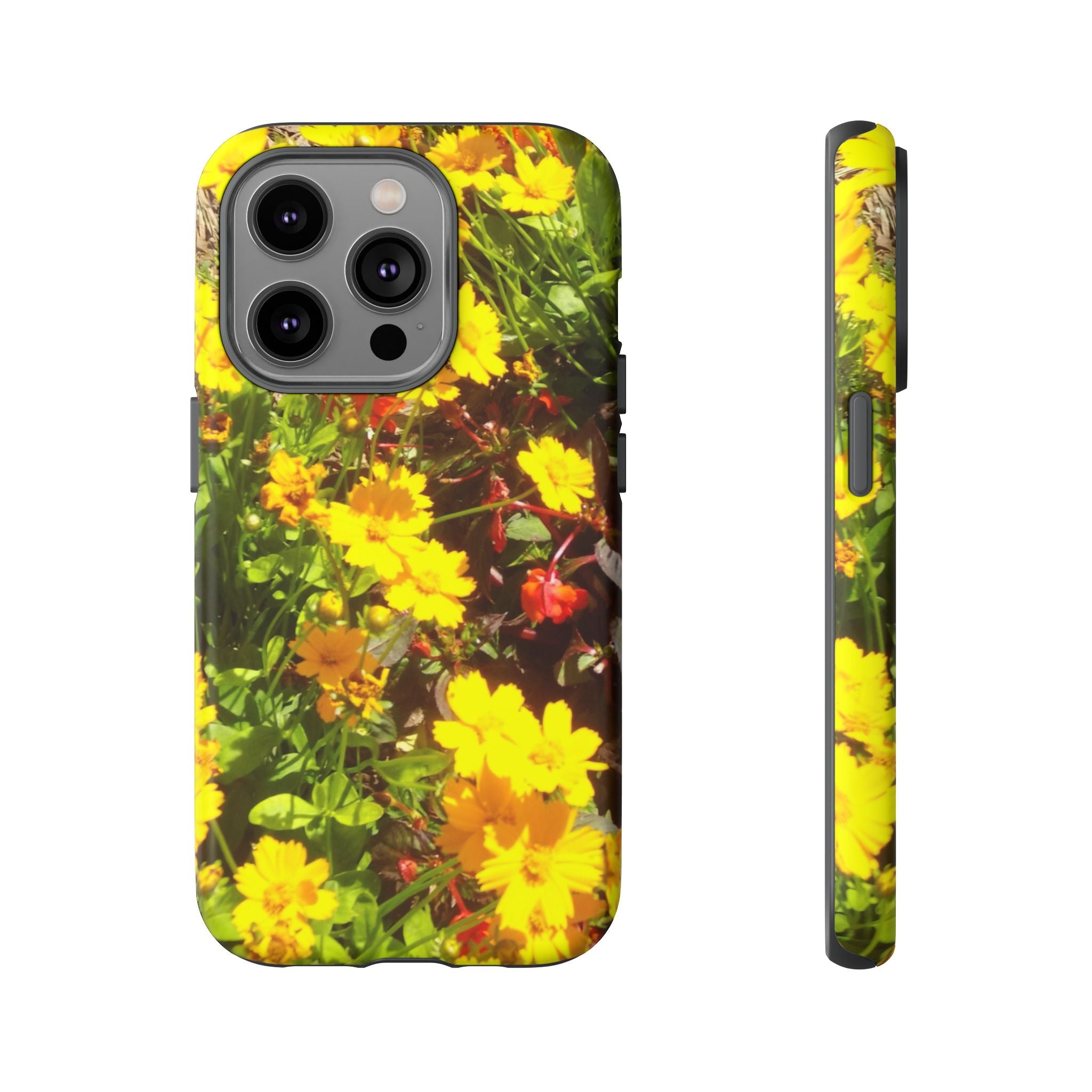 Floral Phone Case - Tough Cases with Vibrant Yellow Flowers, Protective Floral Cover, Spring Decor, Gift Idea for Nature Lovers, [...]