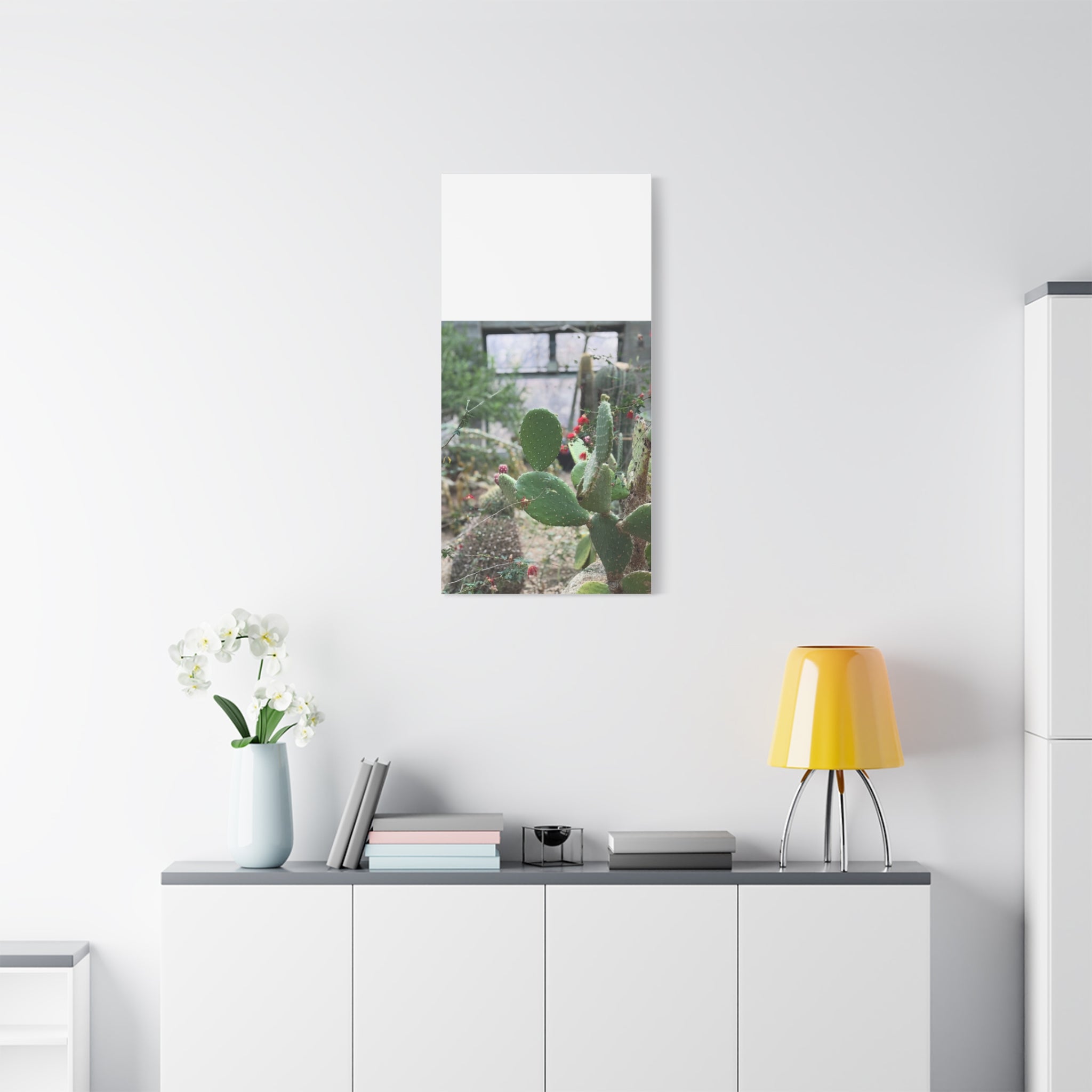 Cactus Matte Canvas Wall Art, Nature Decor, Southwestern Room Design, Green Plant Prints, Home and Office Wall Decor