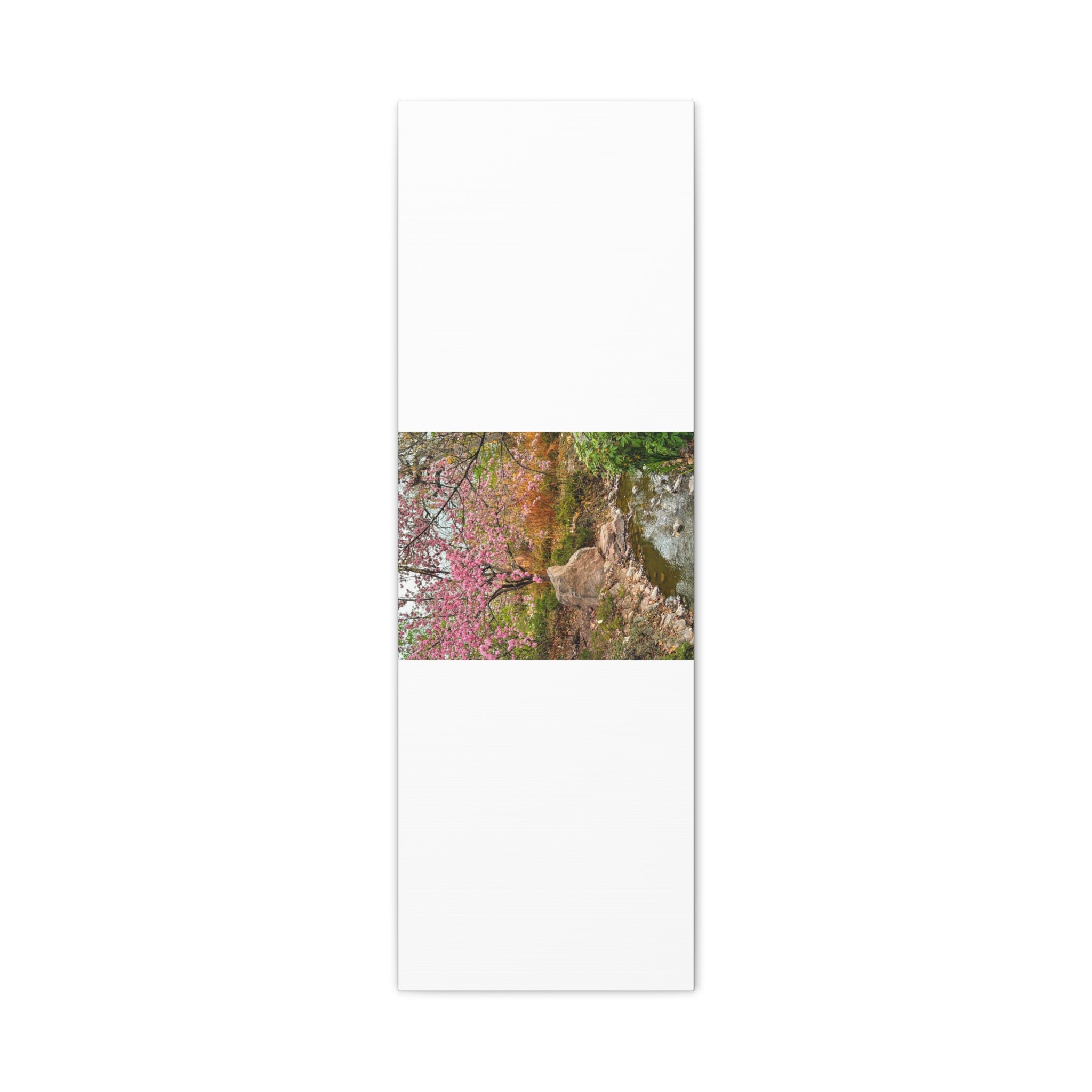 Blossoming Serenity Canvas Print, Floral Wall Art, Nature Decor, Home Aesthetic, Gift Idea for Garden Lovers, Spring Decor