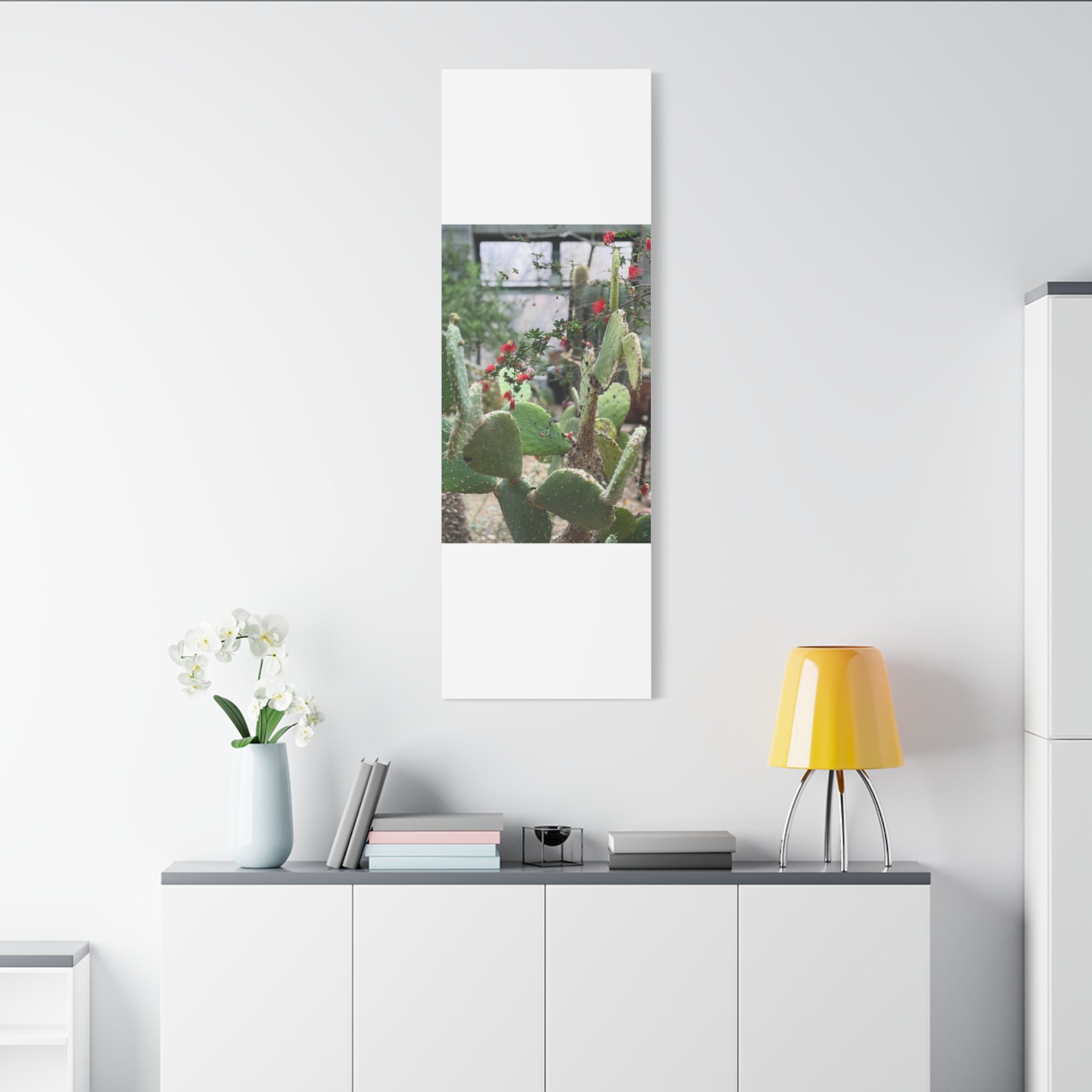 Cactus Artwork Print, Botanical Wall Decor, Succulent Canvas, Nature Lover Gift, Home Decoration