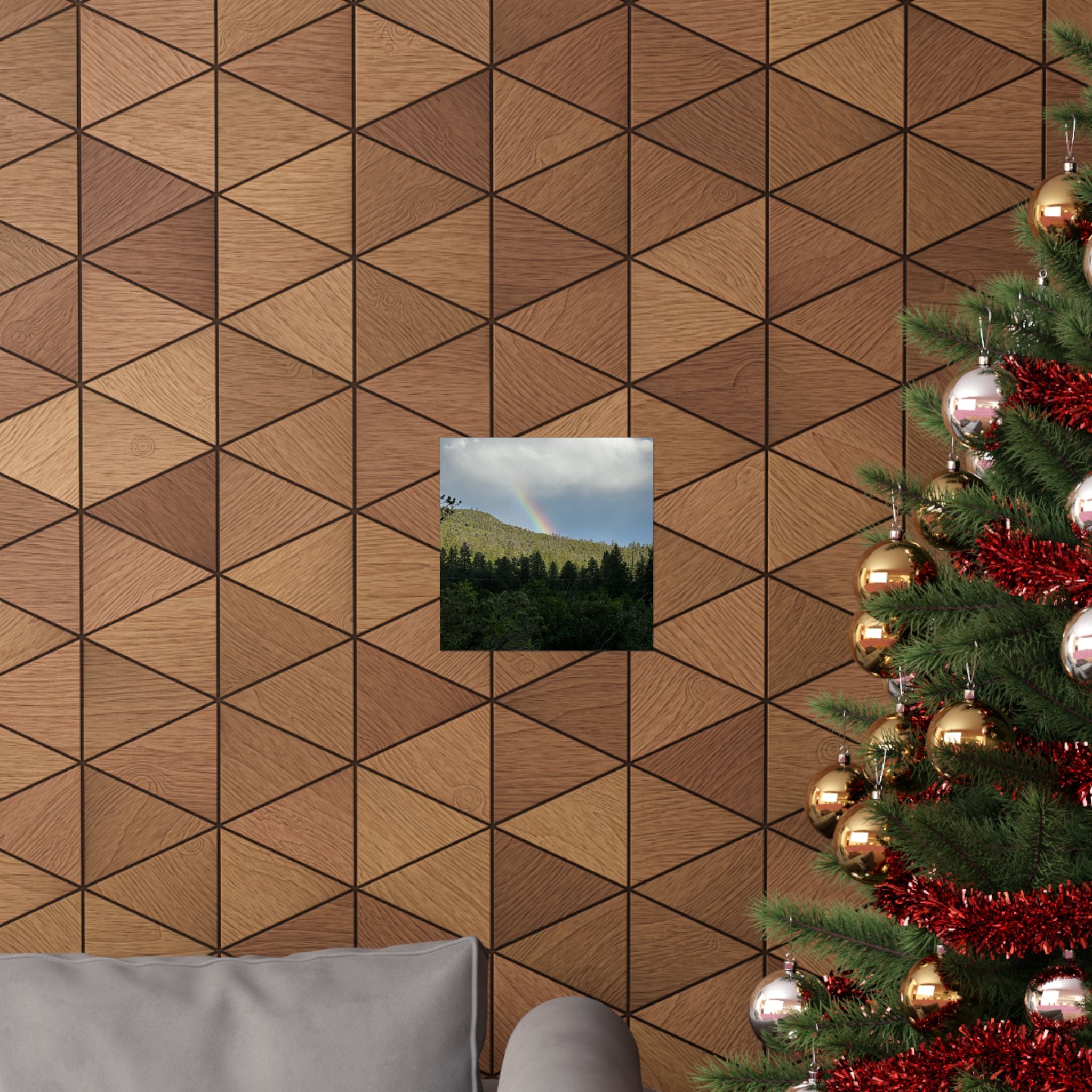 Rainbow Landscape Matte Vertical Posters, Nature Wall Art, Home Decor, Gift for Nature Lovers, Inspirational Prints