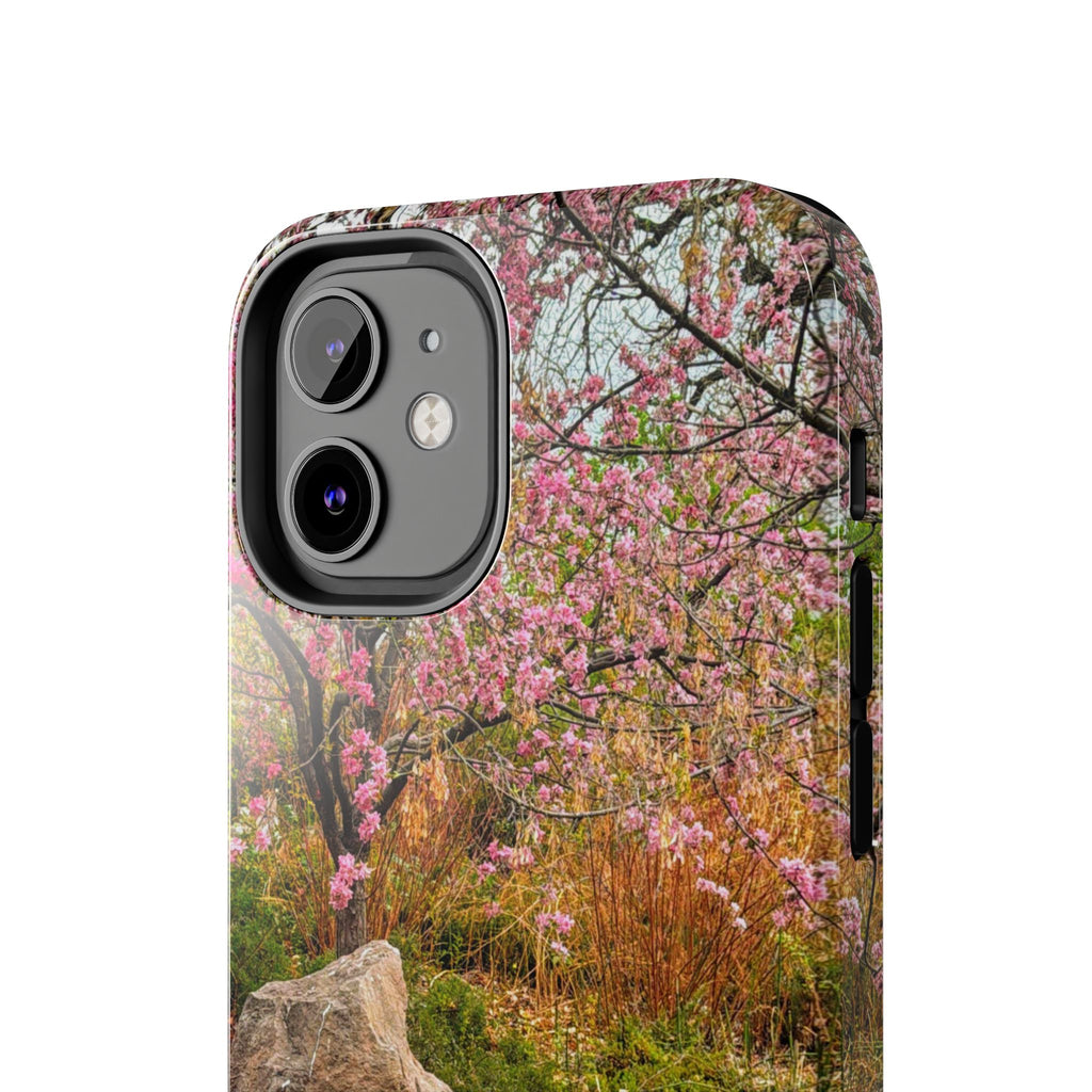 Cherry Blossom Tough Phone Cases - Nature Lover Gift, Floral Phone Accessories, Spring Decor, Custom Cases, Outdoor Adventure