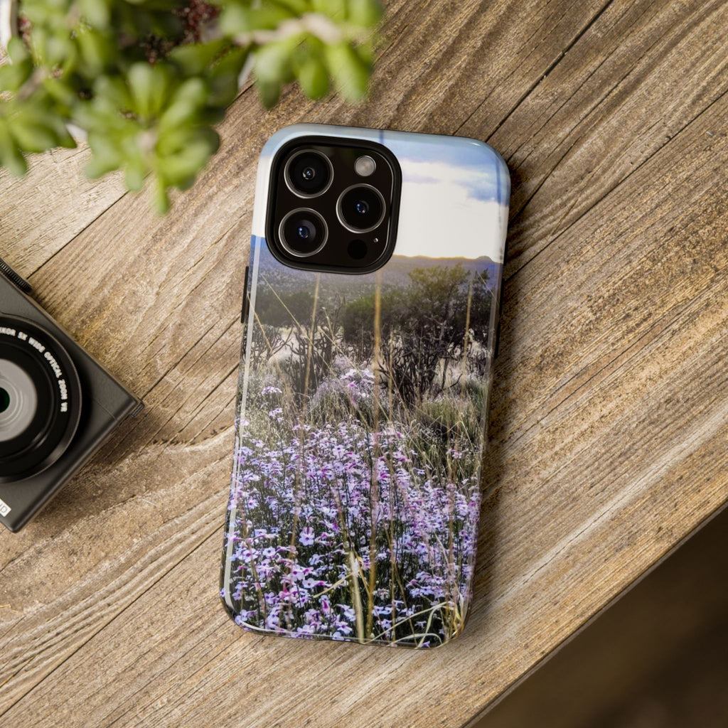 Floral Phone Case, Tough Phone Cover for Outdoor Lovers, Nature-Inspired Accessories, Gift for Photography Enthusiasts, Protective [...]