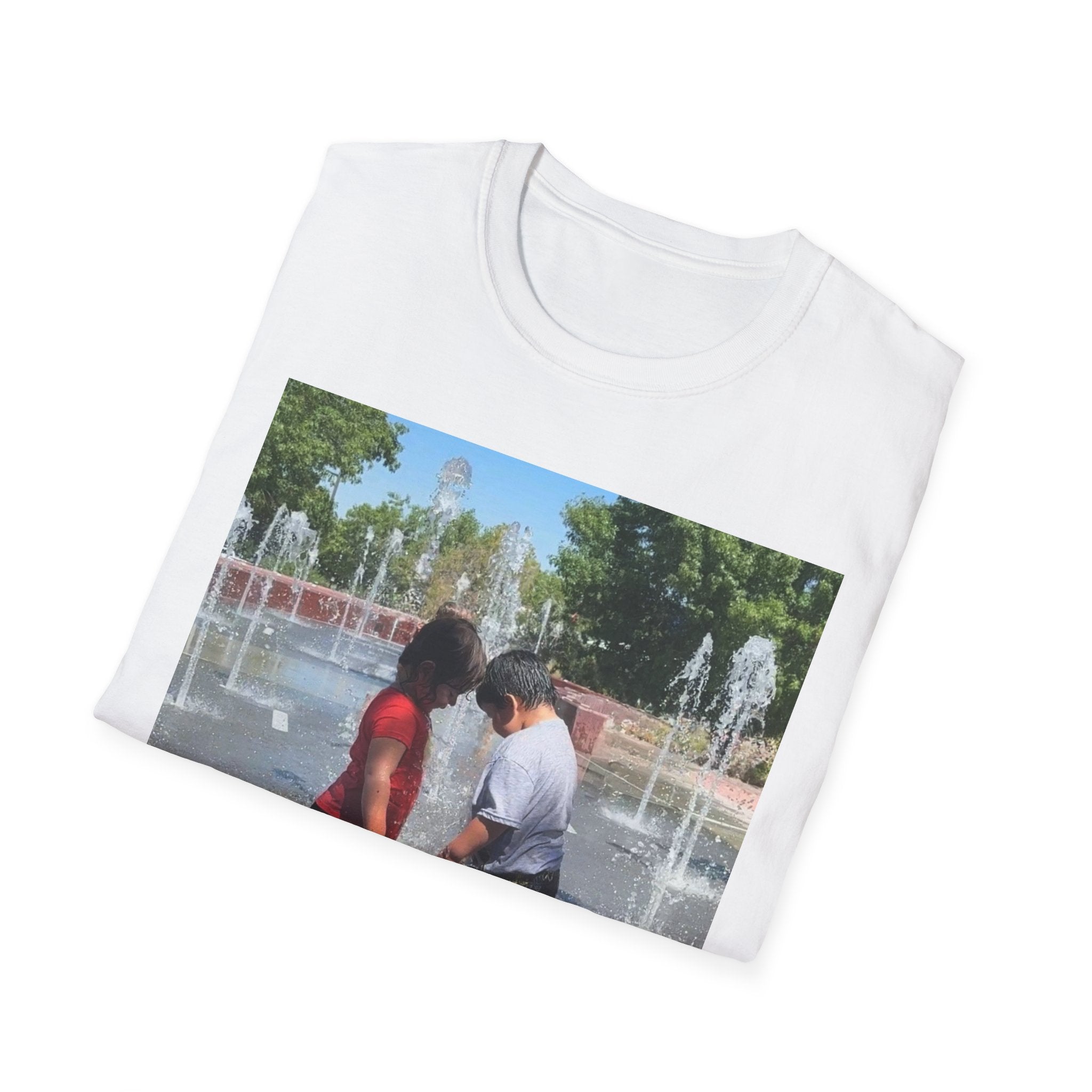 Cherished Moments Unisex Softstyle T-Shirt, Family Reunion Shirt, Personalized Gift, Summer Fun Tee, Kids Photography Tee