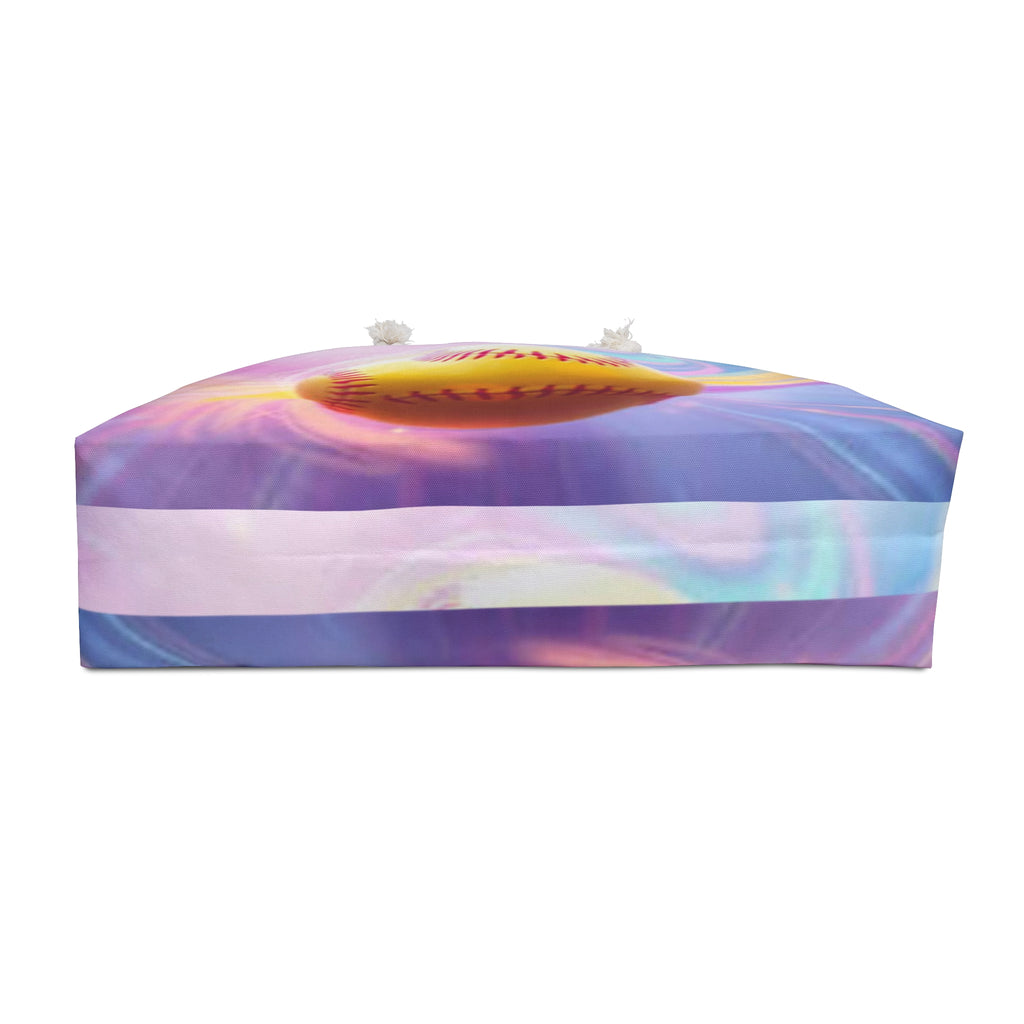 Softball Weekender Bag, Sports Tote, Travel Bag for Athletes, Softball Lover Gift, Gym Bag for Sports Events