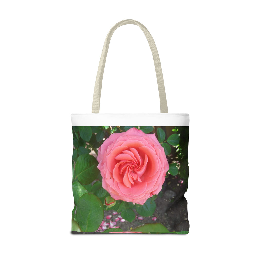 Floral Rose Tote Bag, Stylish Shopping Bag, Eco-Friendly Tote, Gift for Her, Summer Outing Accessory