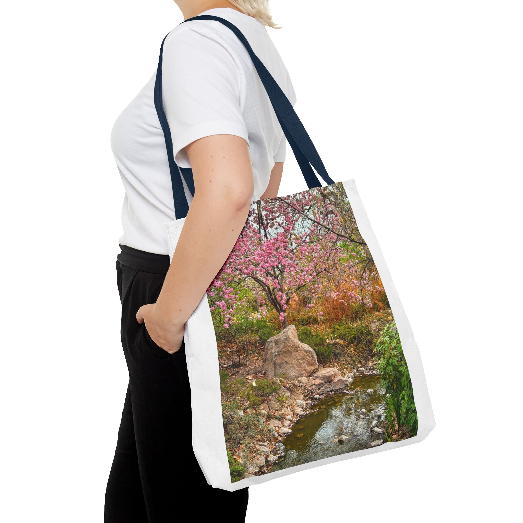 Blossom Dreams Tote Bag, Floral Tote, Eco-Friendly Shopping Bag, Spring Gift, Nature Lover's Accessory, Travel Bag