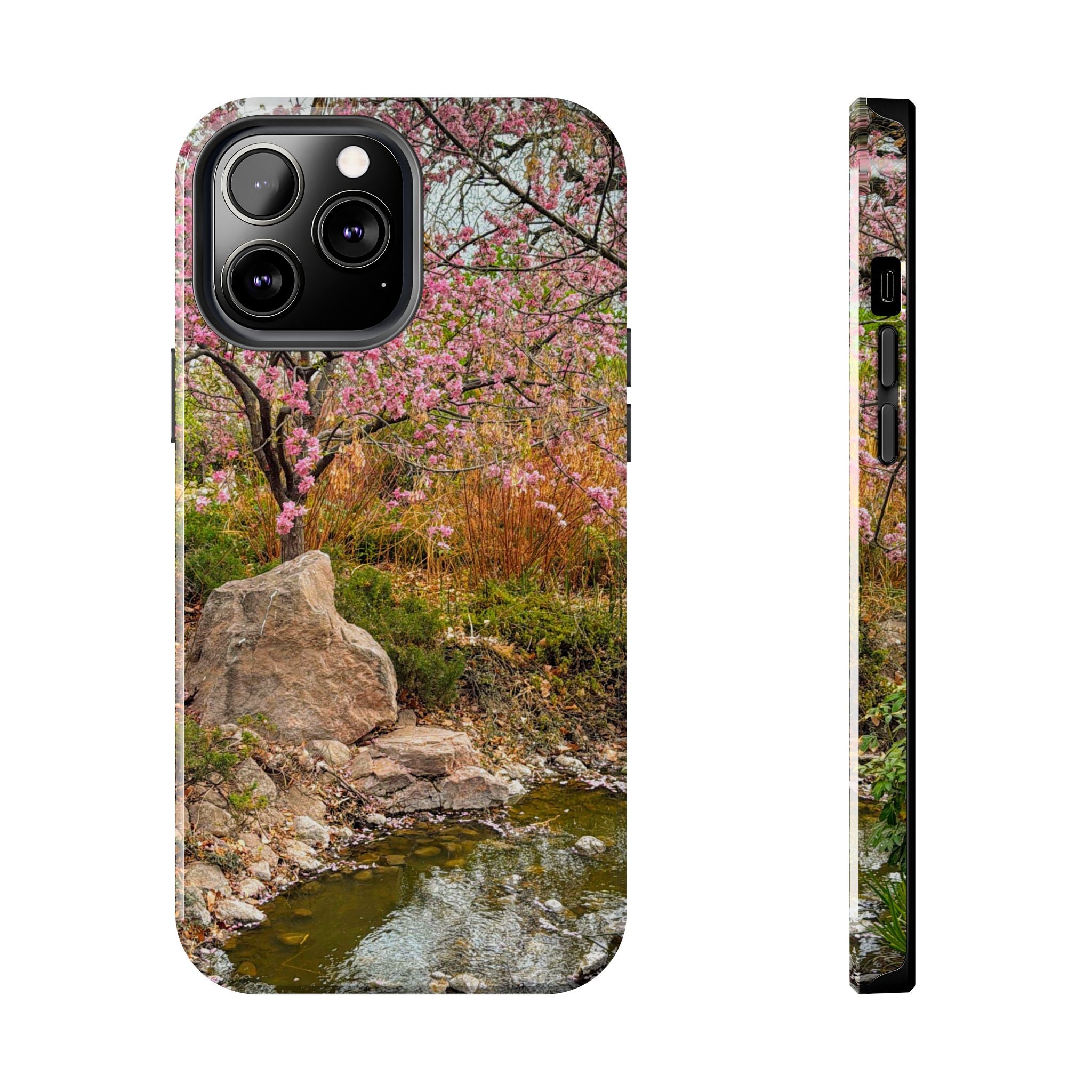 Cherry Blossom Tough Phone Cases - Nature Lover Gift, Floral Phone Accessories, Spring Decor, Custom Cases, Outdoor Adventure