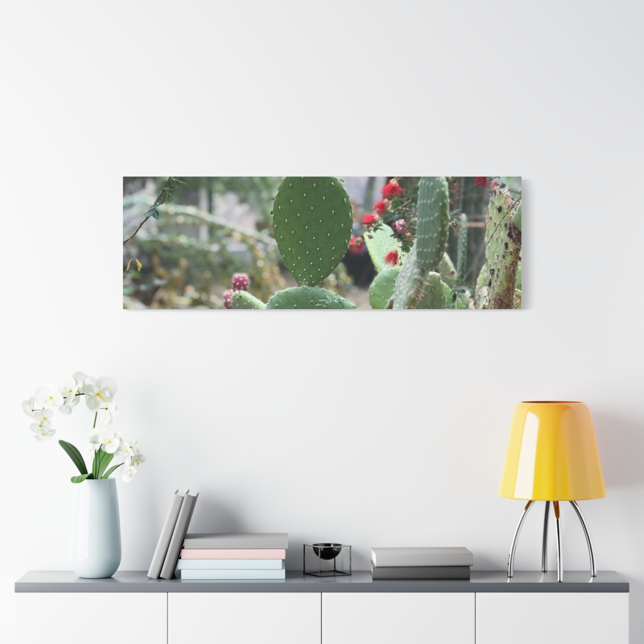 Cactus Matte Canvas Wall Art, Nature Decor, Southwestern Room Design, Green Plant Prints, Home and Office Wall Decor