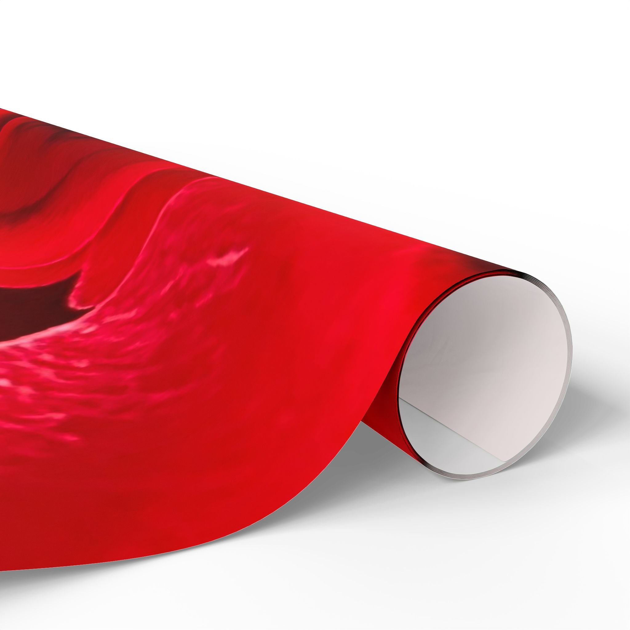 Elegant Floral Wrapping Paper Roll | Birthday, Wedding, Gift Wrap, Celebration, Red Roses