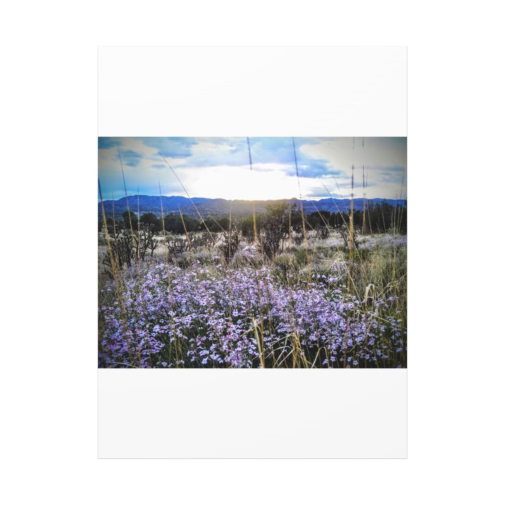 Framed Botanical Wall Art, Floral Canvas Print, Nature Decor, Home Interior Art, Gift for Garden Lovers, Beautiful Flower Landscape