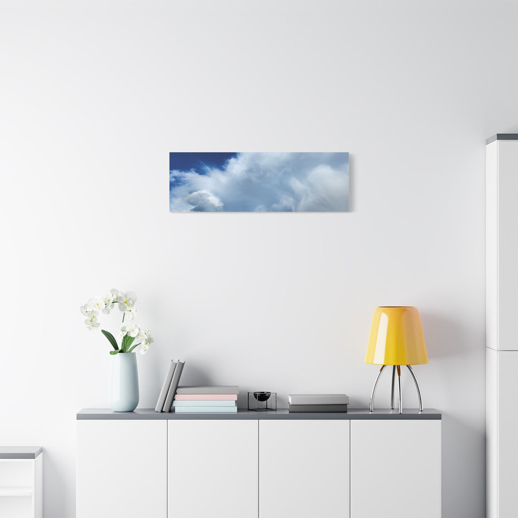 Rainbow Cloud Art Canvas Print, Stretched Wall Decor, Home/Office Art, Gift for Nature Lovers, Gallery Wall Accent