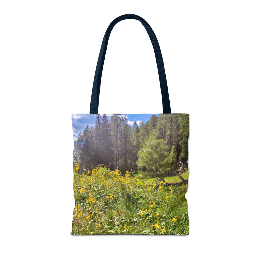 Nature-Inspired Tote Bag, Eco-Friendly Shopping Bag, Flower Print Purse, Gift for Nature Lovers, Summer Picnic Carrier