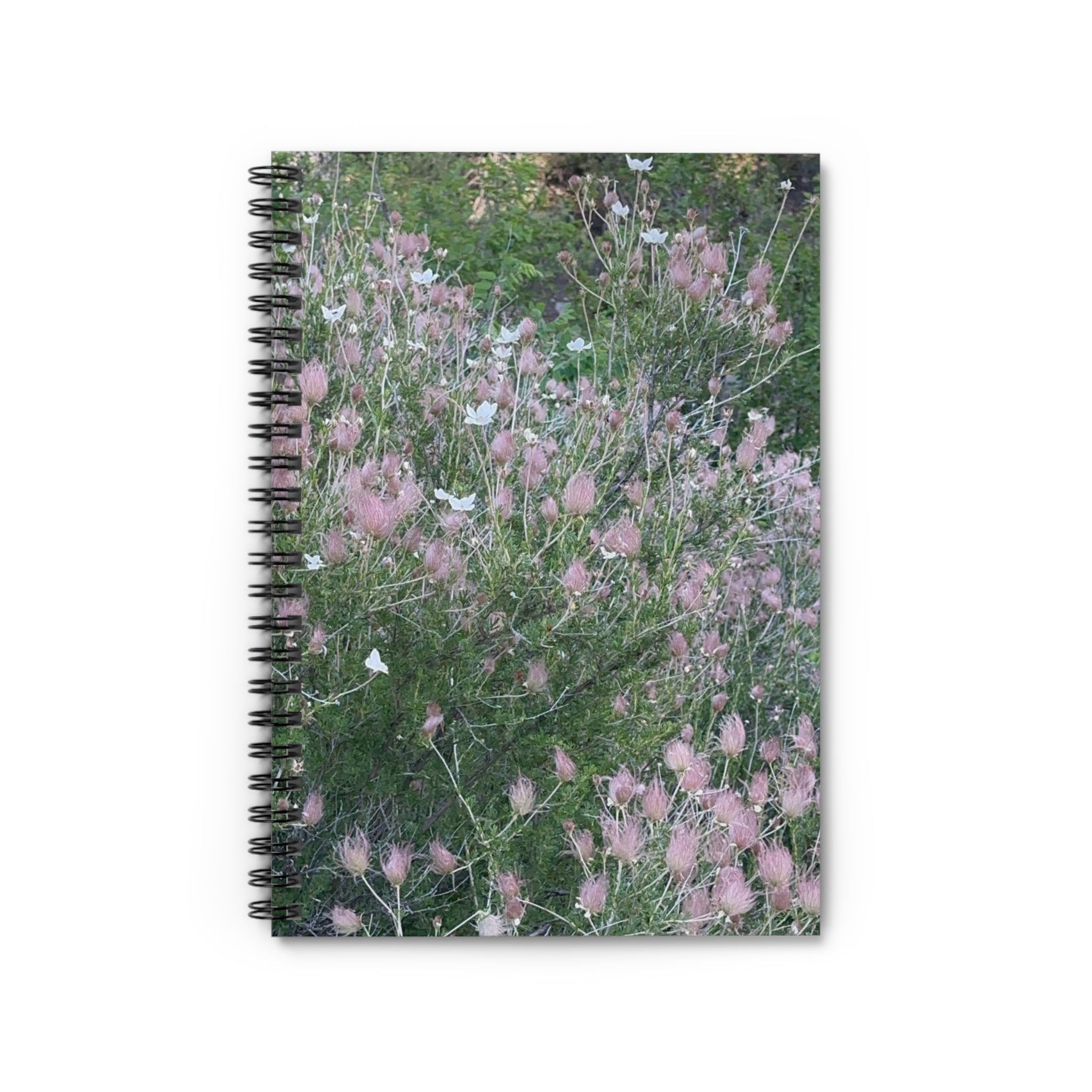 Floral Spiral Notebook - Ruled Line, Journal for School, Study Planner, Gift for Students, Floral Aesthetic