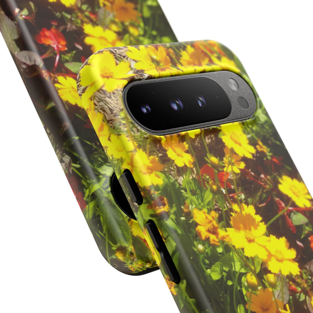 Floral Phone Case - Tough Cases with Vibrant Yellow Flowers, Protective Floral Cover, Spring Decor, Gift Idea for Nature Lovers, [...]