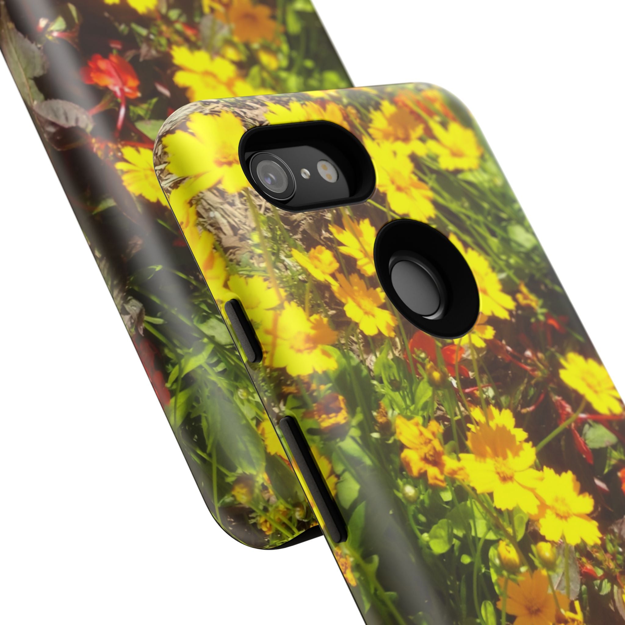 Floral Phone Case - Tough Cases with Vibrant Yellow Flowers, Protective Floral Cover, Spring Decor, Gift Idea for Nature Lovers, [...]