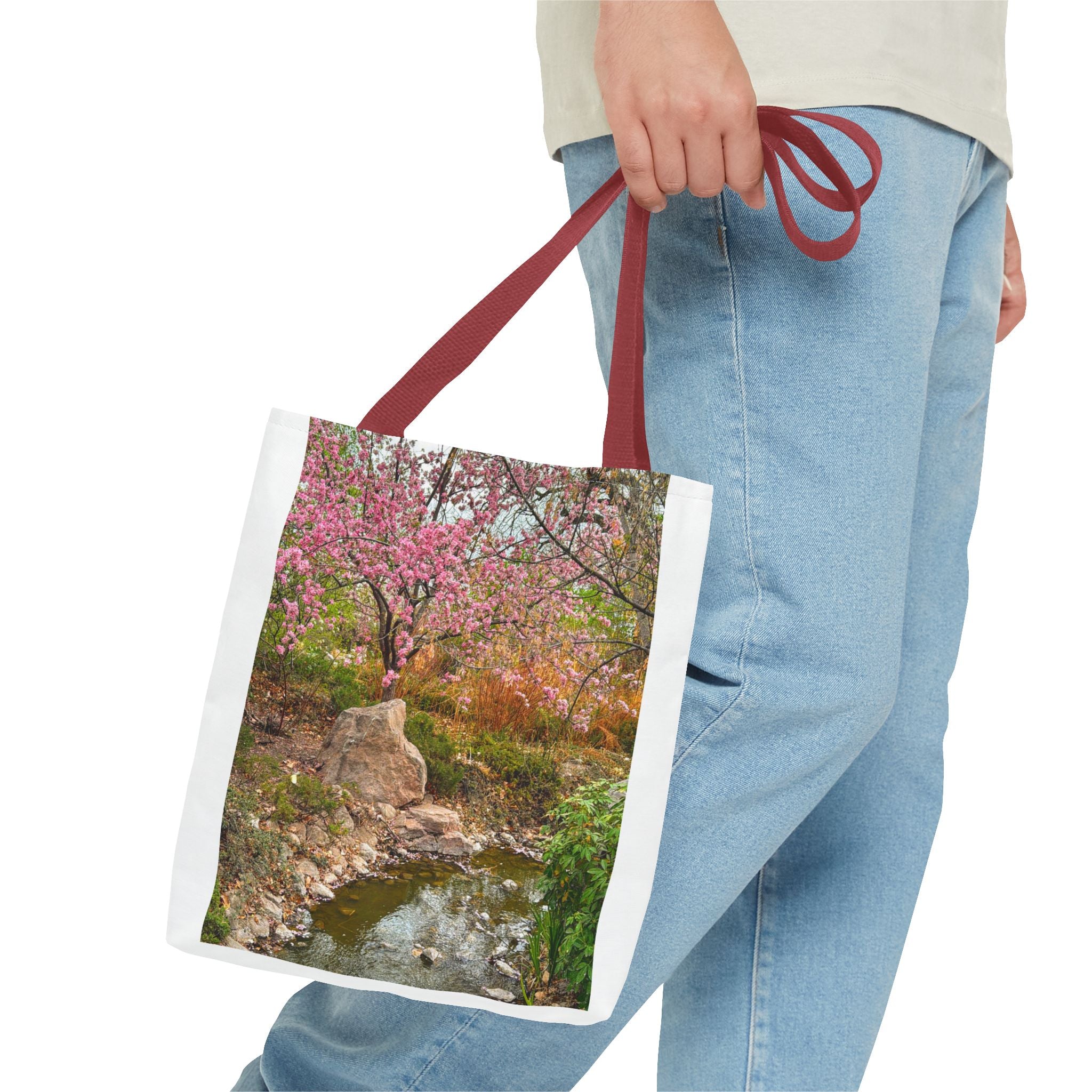 Blossom Dreams Tote Bag, Floral Tote, Eco-Friendly Shopping Bag, Spring Gift, Nature Lover's Accessory, Travel Bag