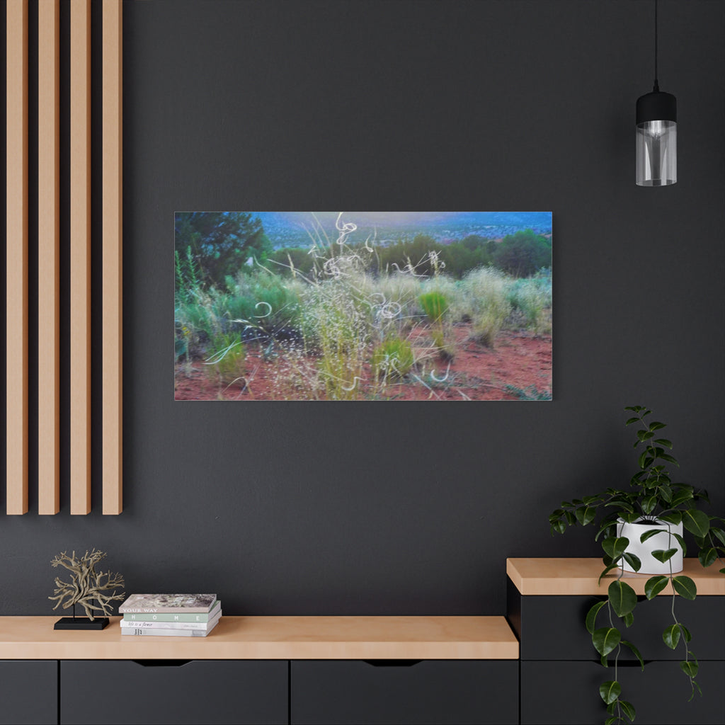 Serene Desert Landscape Canvas Print, Nature Wall Art, Home Decor, Gift for Nature Lovers, Rustic Art for Living Room, Boho Decor