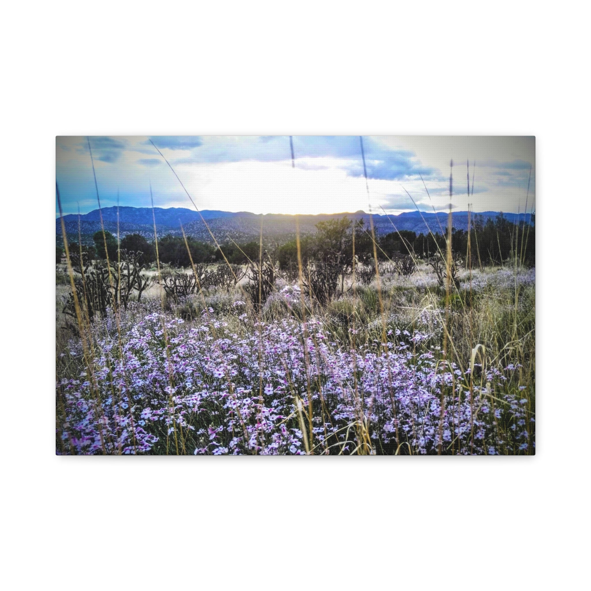 Framed Botanical Wall Art, Floral Canvas Print, Nature Decor, Home Interior Art, Gift for Garden Lovers, Beautiful Flower Landscape