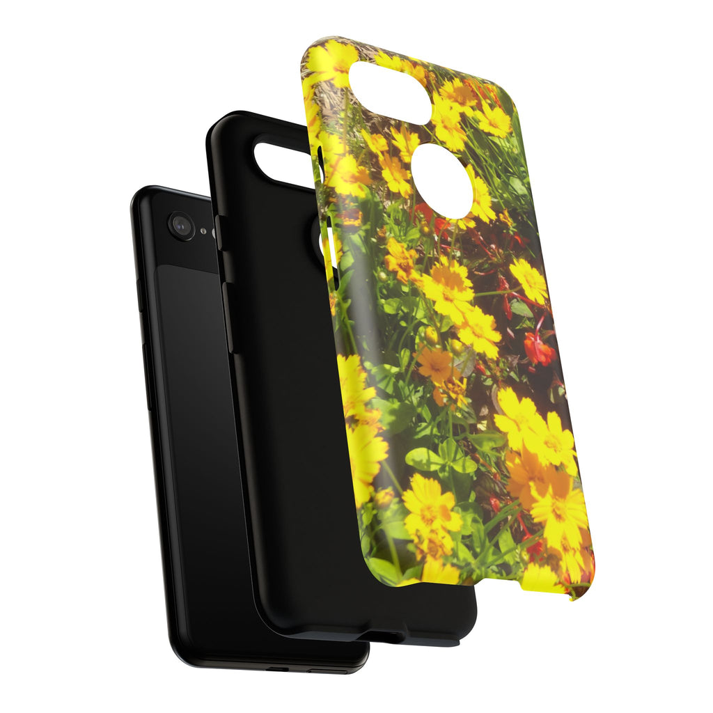 Floral Phone Case - Tough Cases with Vibrant Yellow Flowers, Protective Floral Cover, Spring Decor, Gift Idea for Nature Lovers, [...]