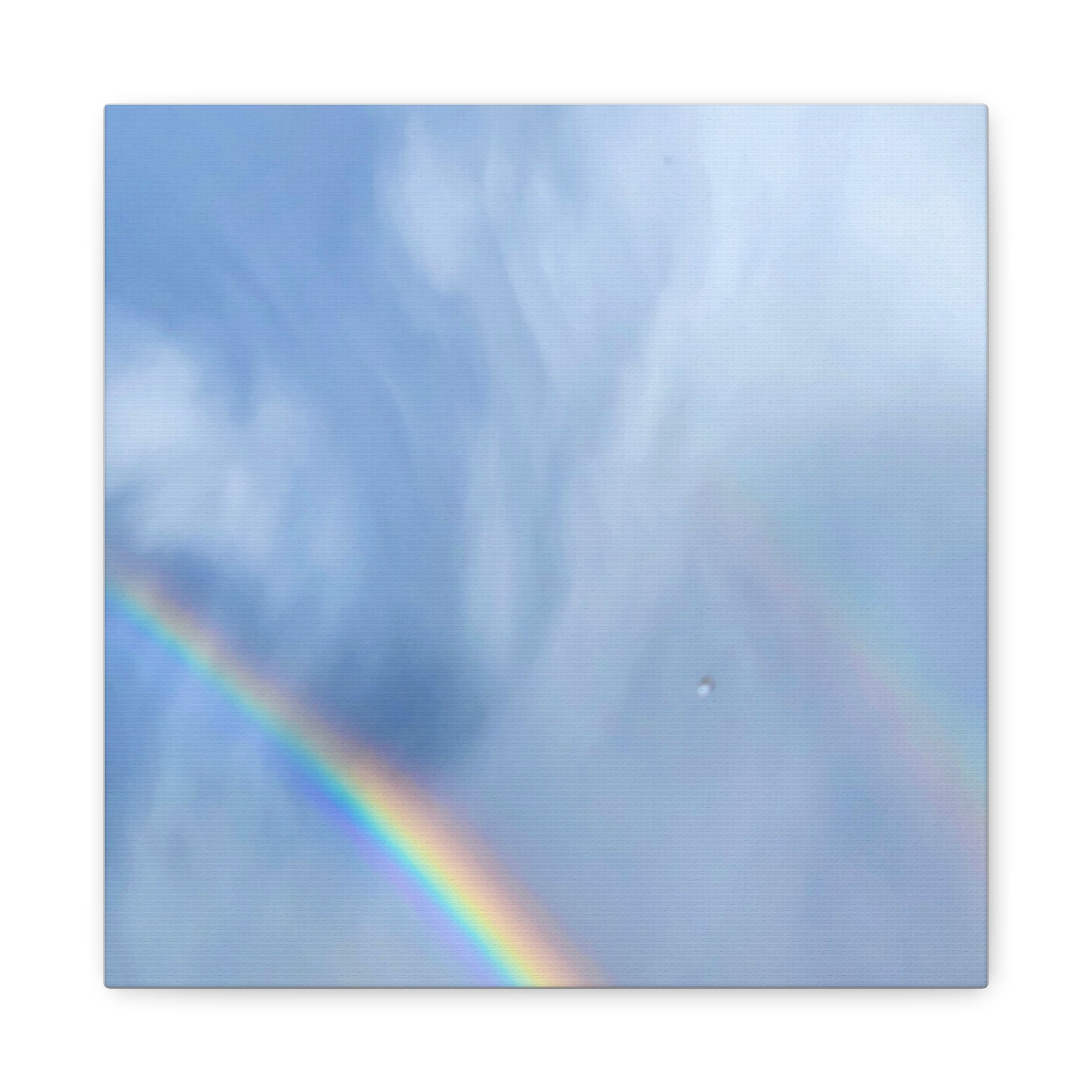 Rainbow Canvas Print, Colorful Wall Art, Home Decor, Nature Inspired Art, Gift for Her, Living Room Decoration