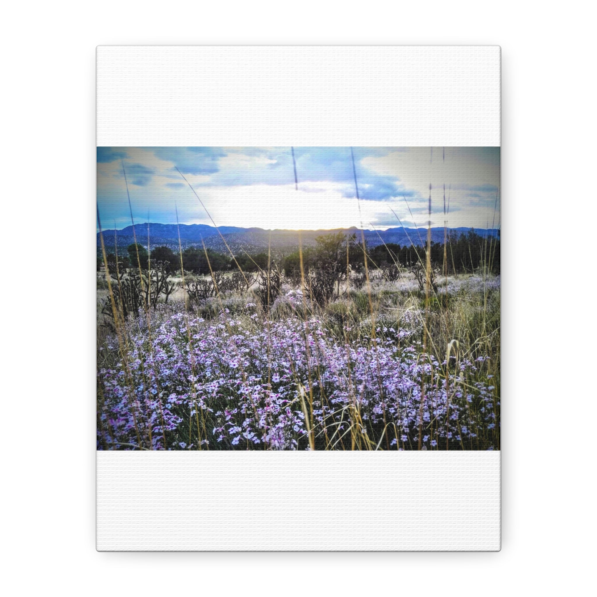 Framed Botanical Wall Art, Floral Canvas Print, Nature Decor, Home Interior Art, Gift for Garden Lovers, Beautiful Flower Landscape