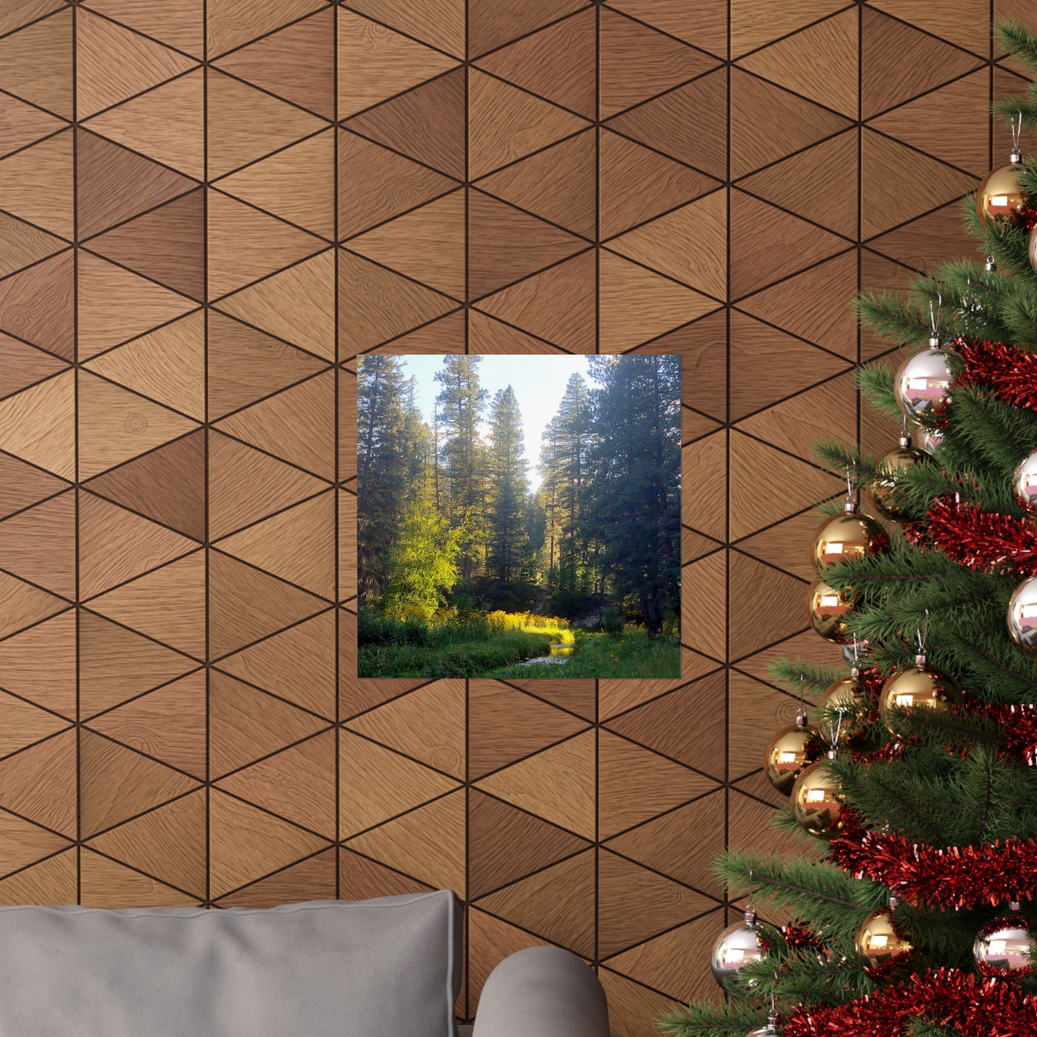 Serene Nature Poster, Wall Art Print, Forest Decor, Botanical Photography, Home Office Artwork