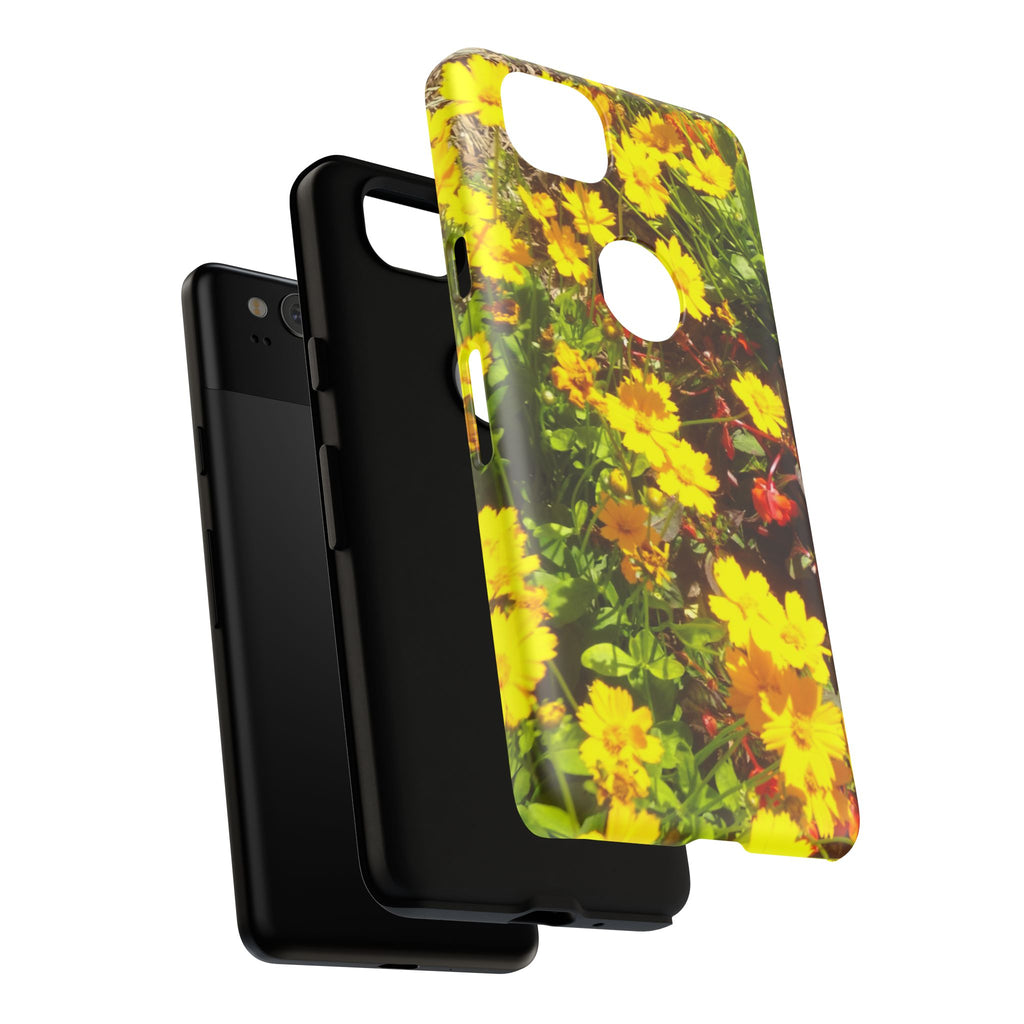 Floral Phone Case - Tough Cases with Vibrant Yellow Flowers, Protective Floral Cover, Spring Decor, Gift Idea for Nature Lovers, [...]
