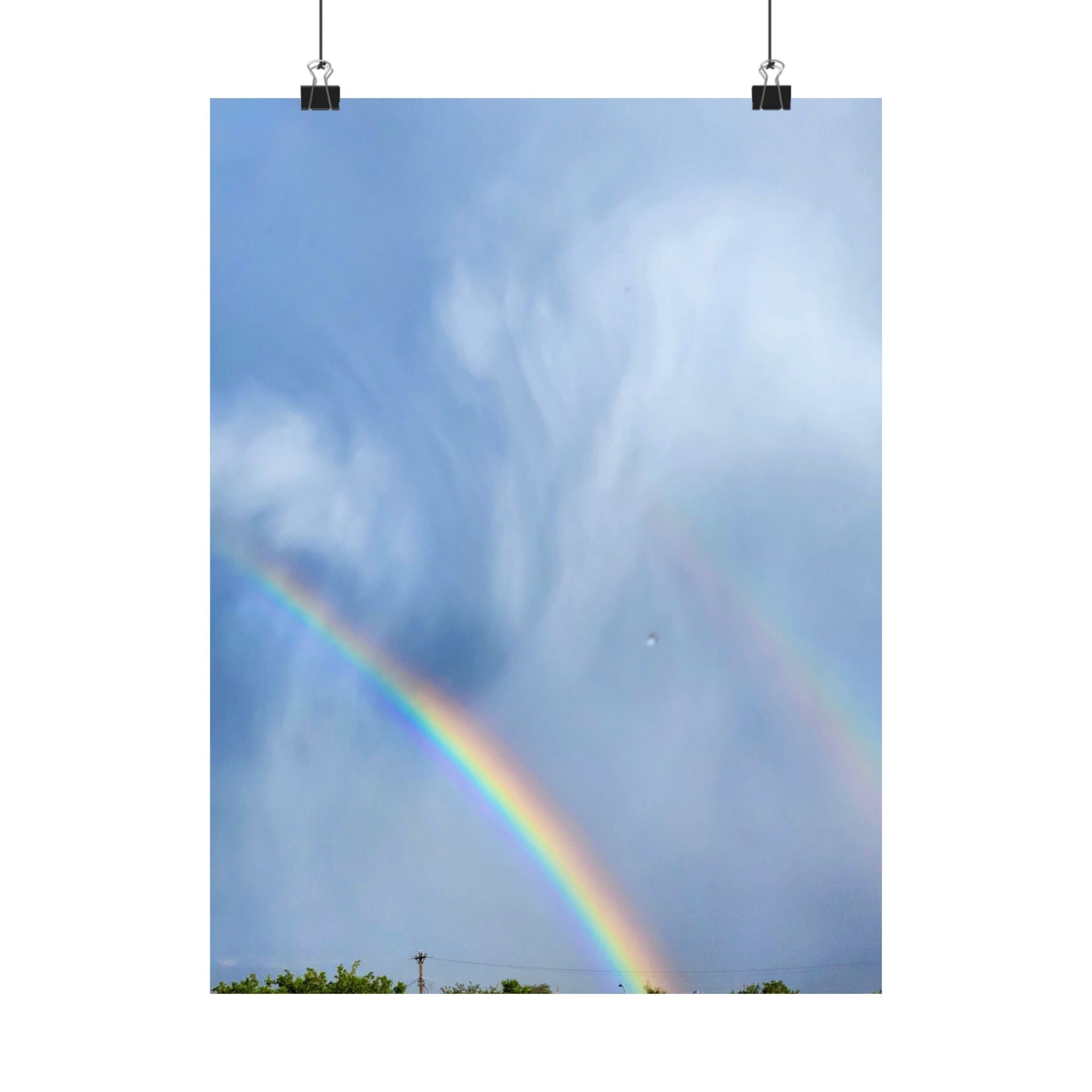 Rainbow Matte Vertical Poster - Colorful Wall Decor for Home, Office, Aesthetic Gift for Art Lovers, Birthday & Housewarming Decoration