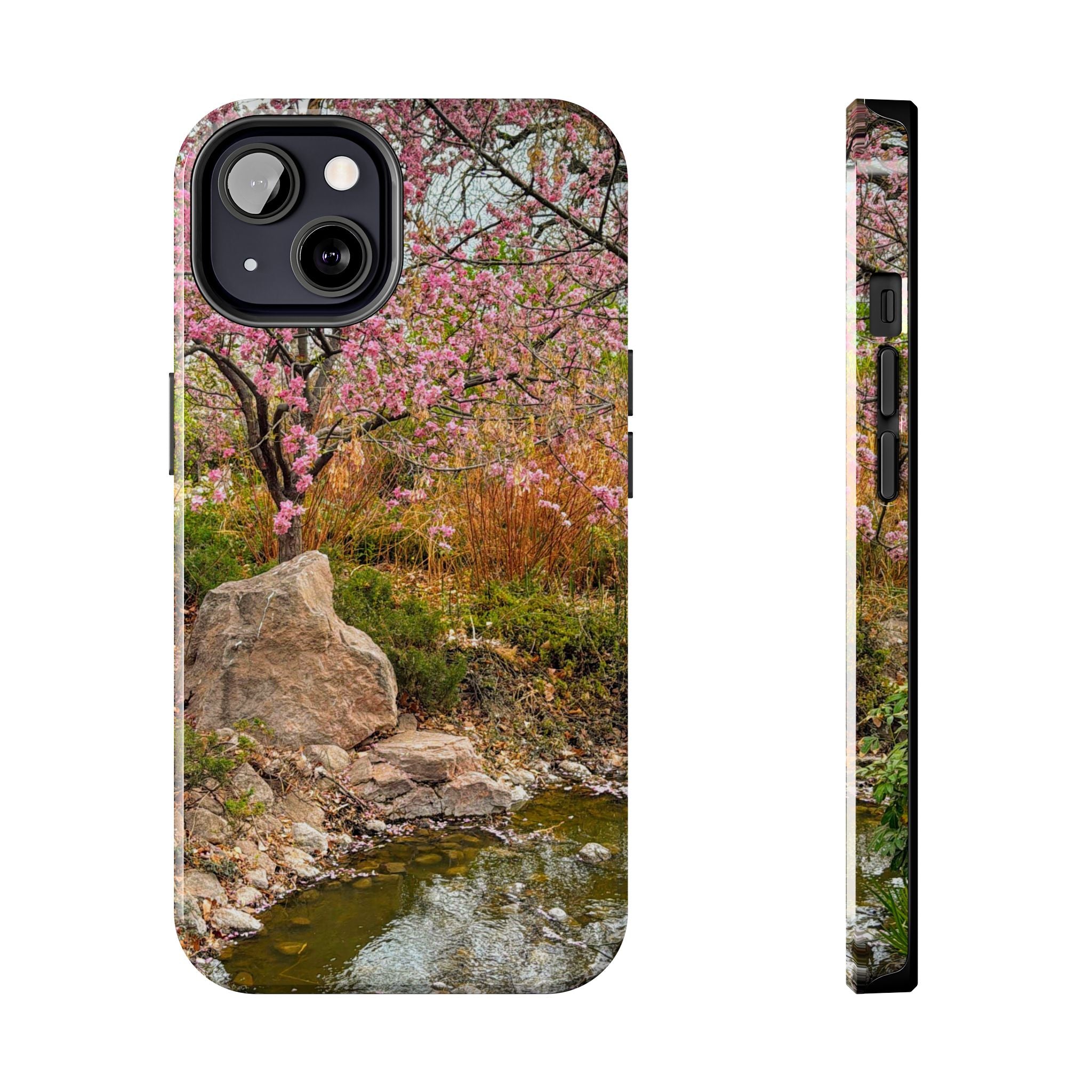 Cherry Blossom Tough Phone Cases - Nature Lover Gift, Floral Phone Accessories, Spring Decor, Custom Cases, Outdoor Adventure