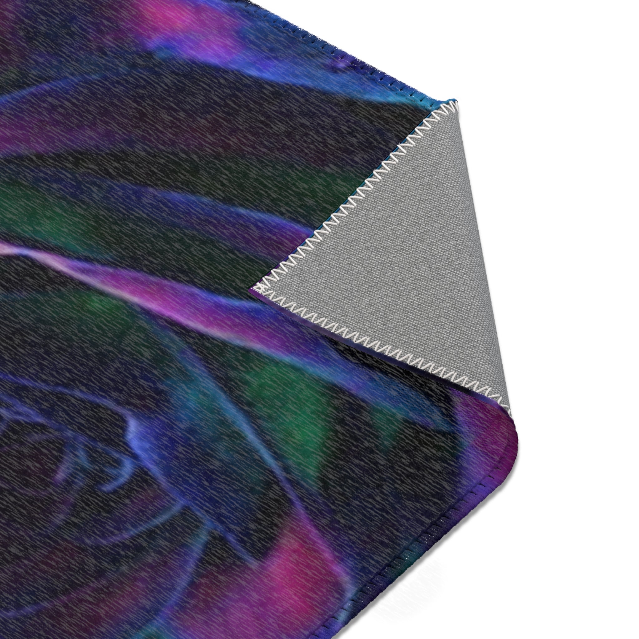 Vibrant Floral Area Rug - Colorful Home Decor, Boho Living Room Accent, Perfect for Gifts, Modern Floor Covering, Stylish Rug