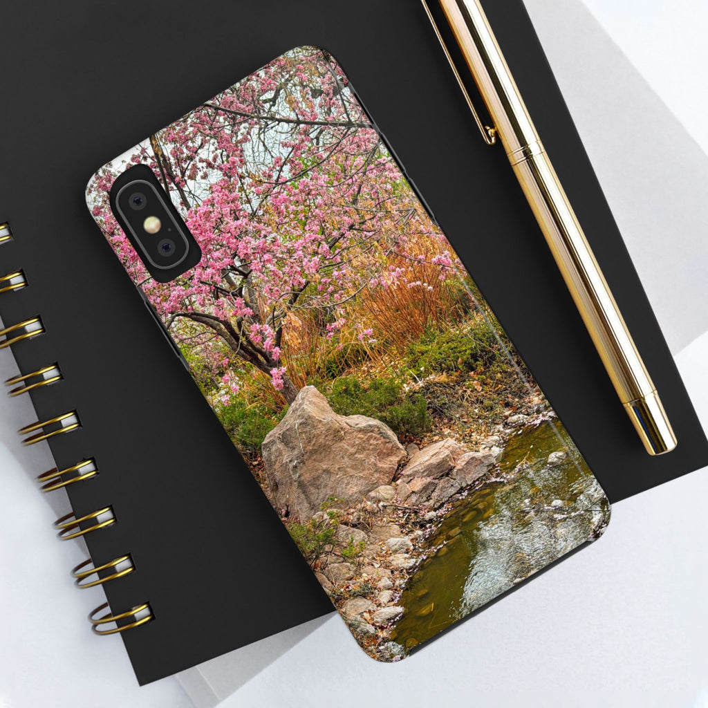 Cherry Blossom Tough Phone Cases - Nature Lover Gift, Floral Phone Accessories, Spring Decor, Custom Cases, Outdoor Adventure