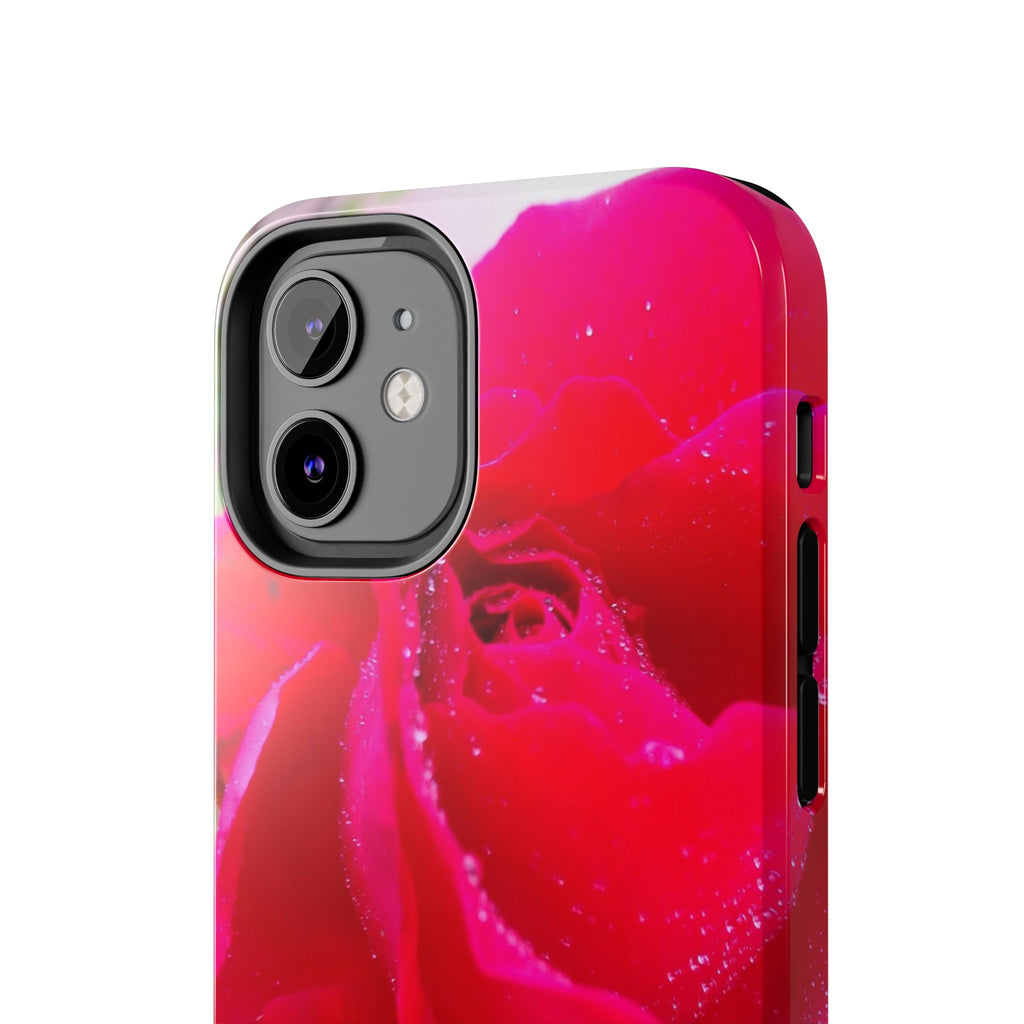 Flower Print Tough Phone Cases, Floral iPhone Case, Durable Mobile Covers, Unique Gift for Her, Birthday Present, Rose Design