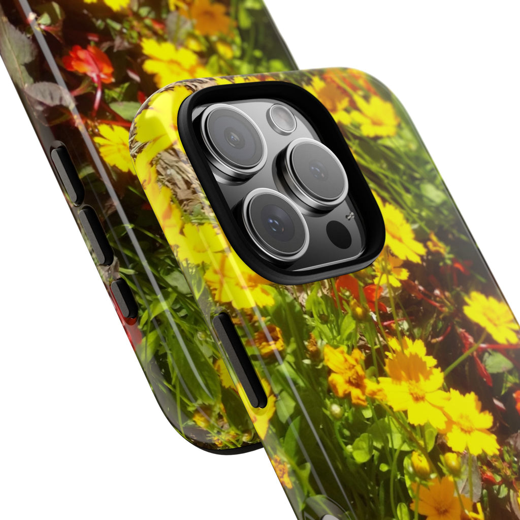 Floral Phone Case - Tough Cases with Vibrant Yellow Flowers, Protective Floral Cover, Spring Decor, Gift Idea for Nature Lovers, [...]