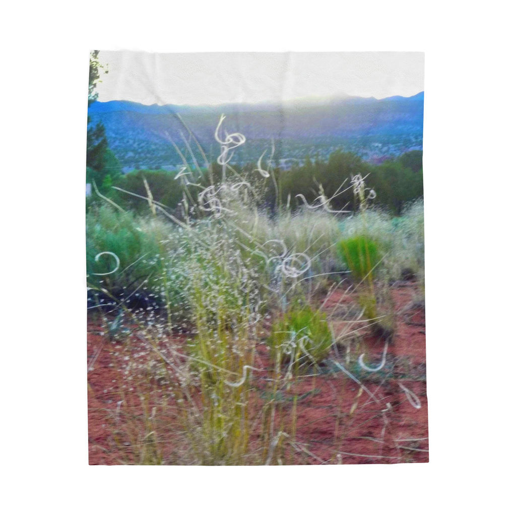 Cozy Velvet Blanket, Soft Plush Throw for Home Decor, Great for Gifts, Picnics, and Relaxation, Bohemian Style